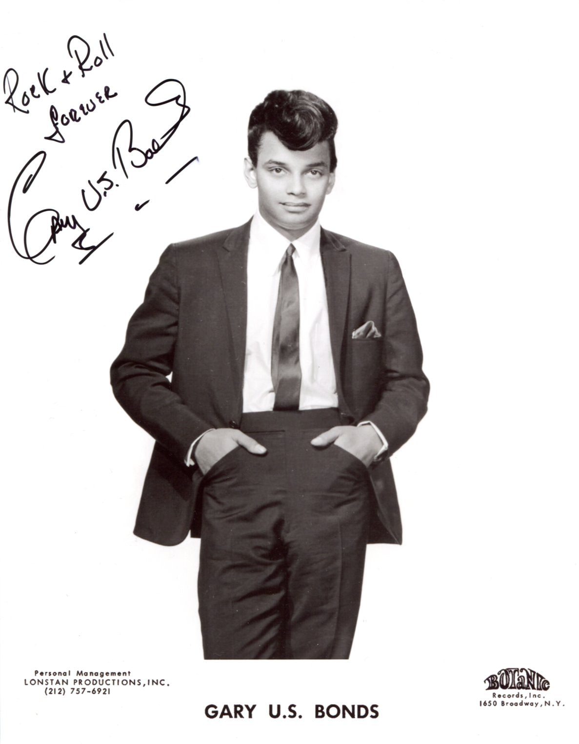Gary Bonds Autograph Autogramm | ID 15851350819197