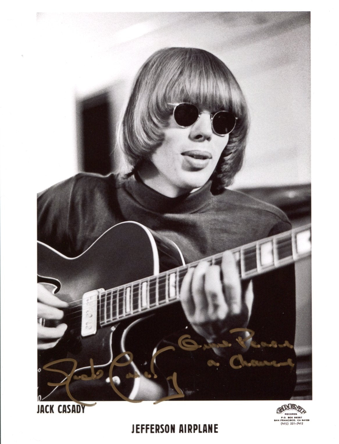 Jack Casady Autograph Autogramm | ID 15851354325373