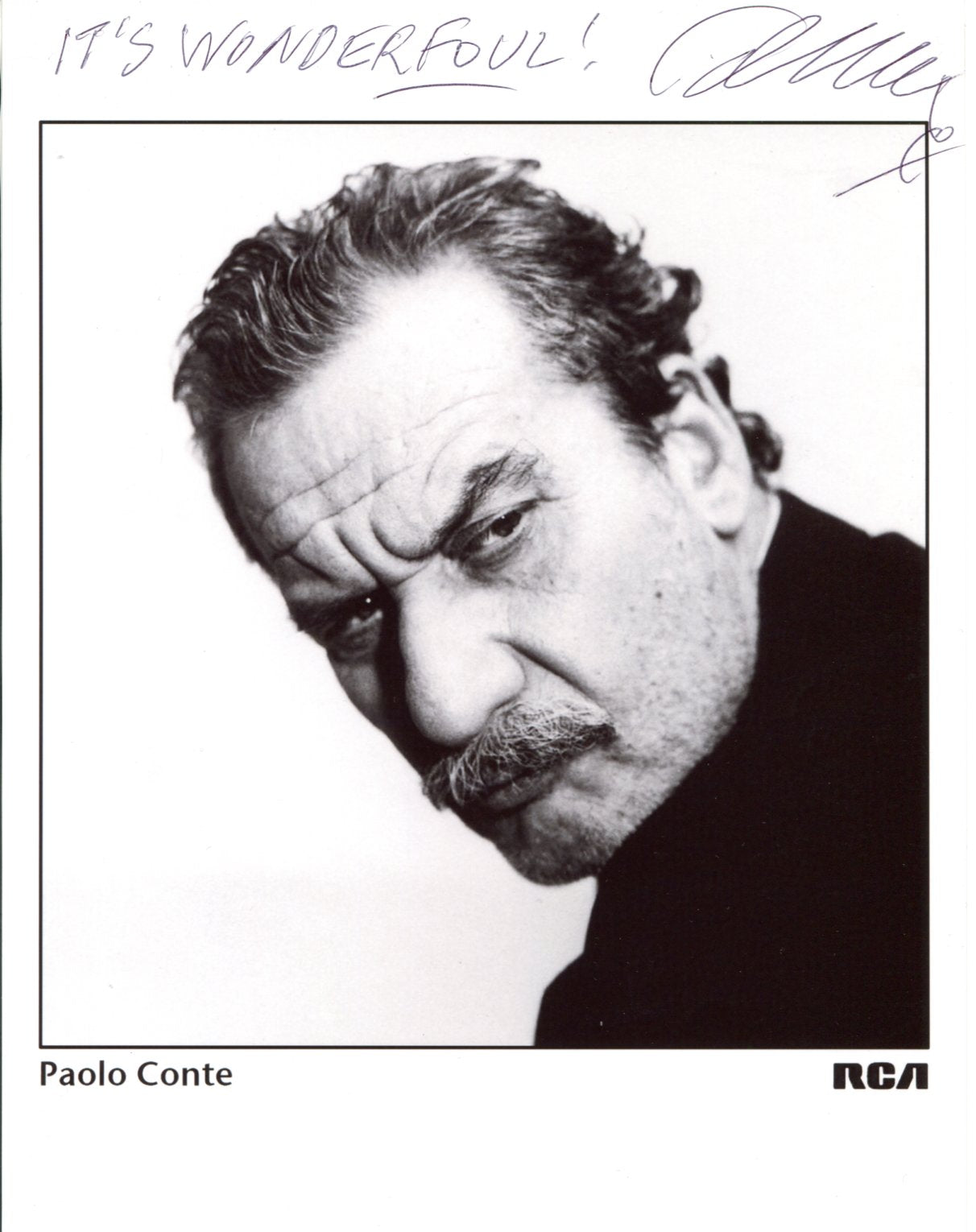 Paolo Conte Autograph Autogramm | ID 15851359175037