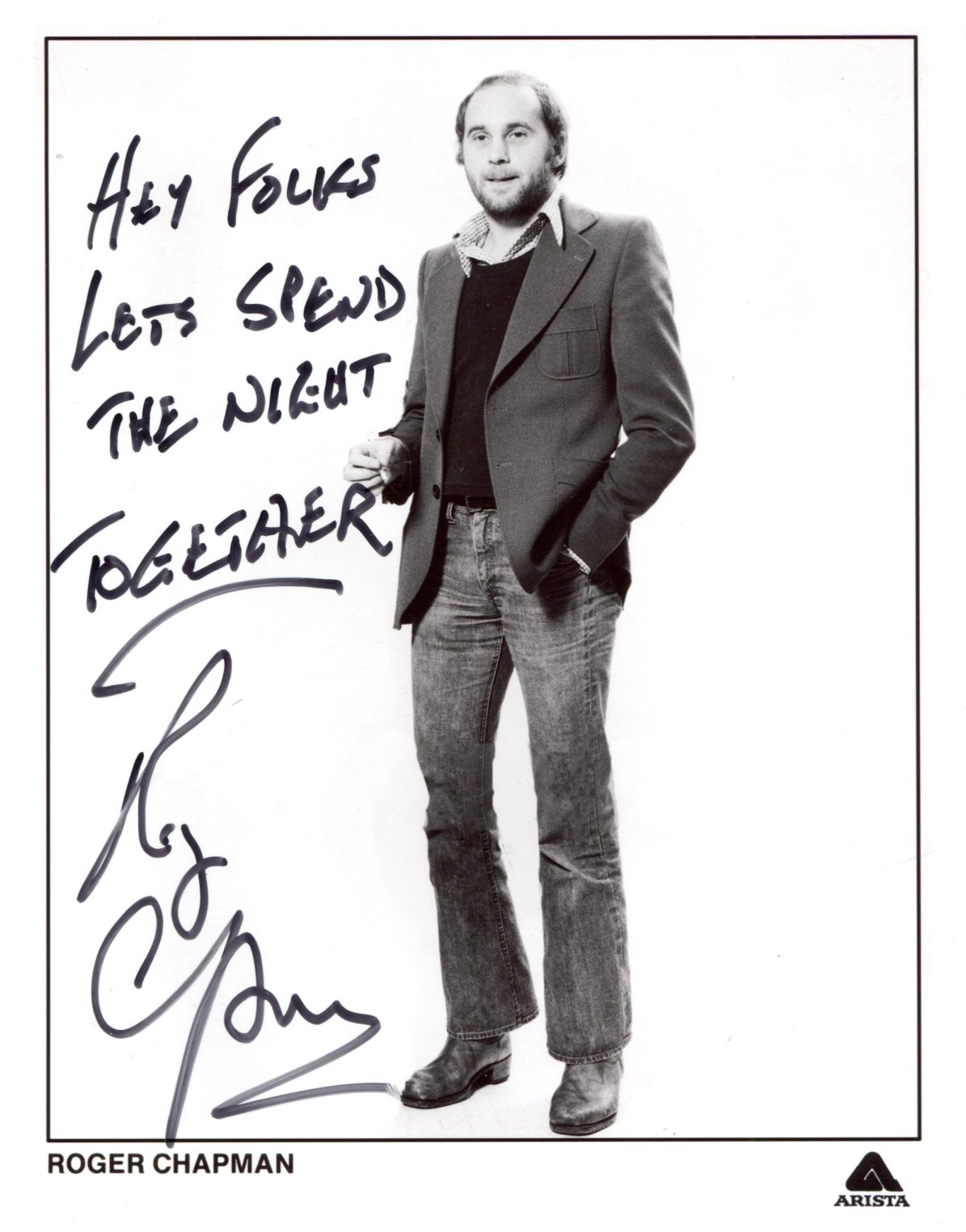 Roger Chapman Autograph Autogramm | ID 15851426251133