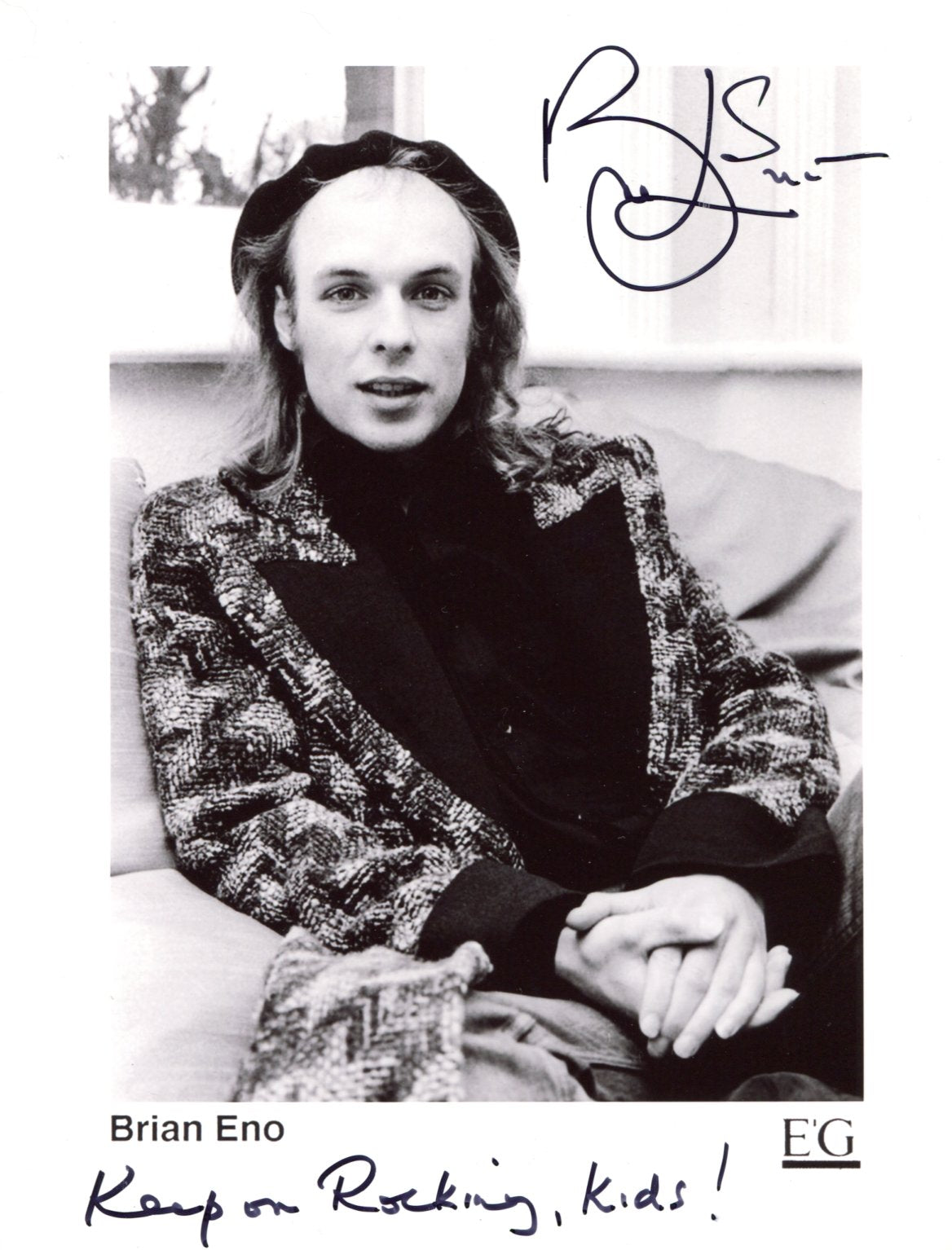 Brian Eno Autograph Autogramm | ID 15851603886461