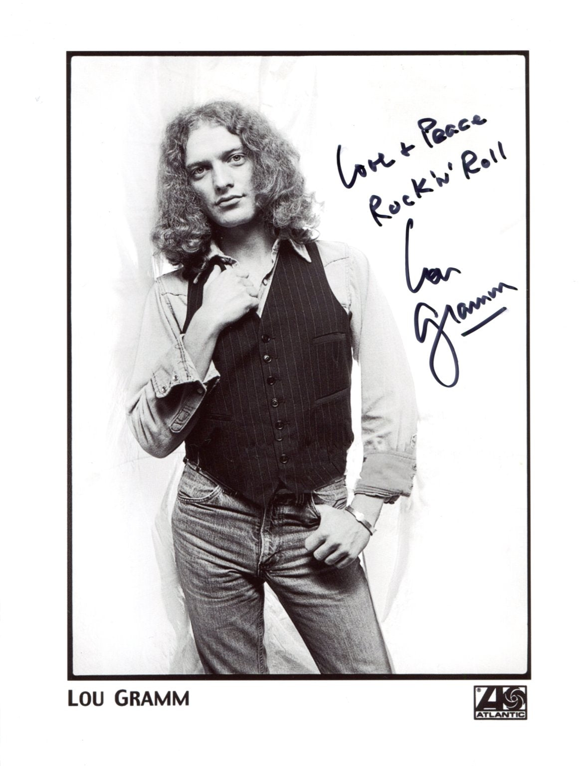 Lou Gramm Autograph Autogramm | ID 15851606770045