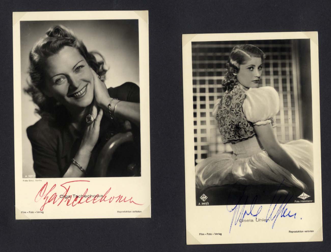 German Vintage Film Autographs