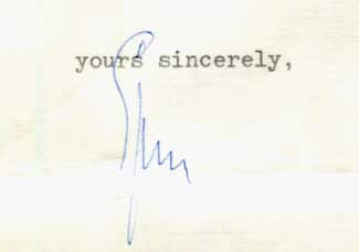 Albert Speer Autograph