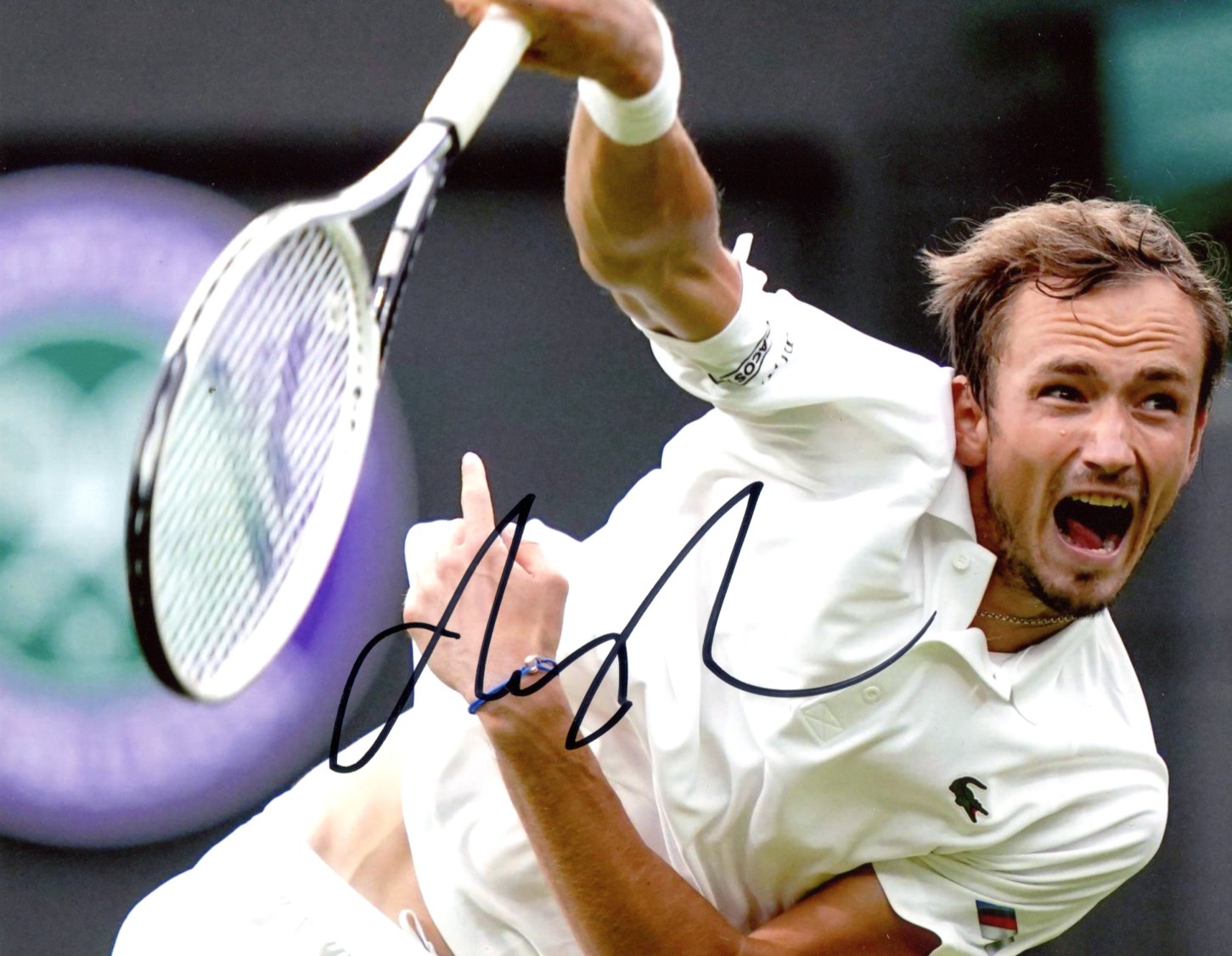 Daniil Medvedev Autograph