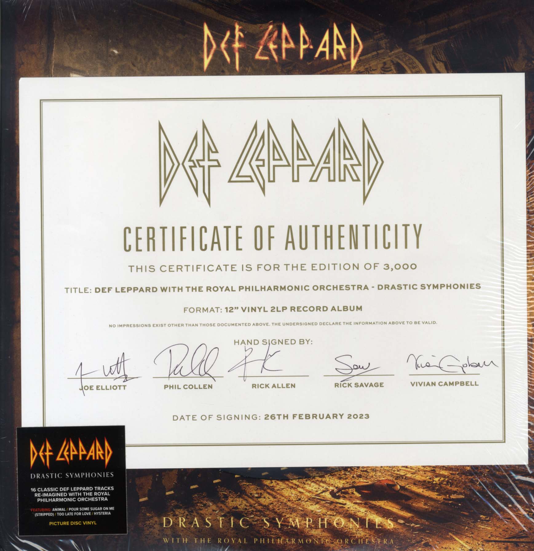 Def Leppard (band) Autographs