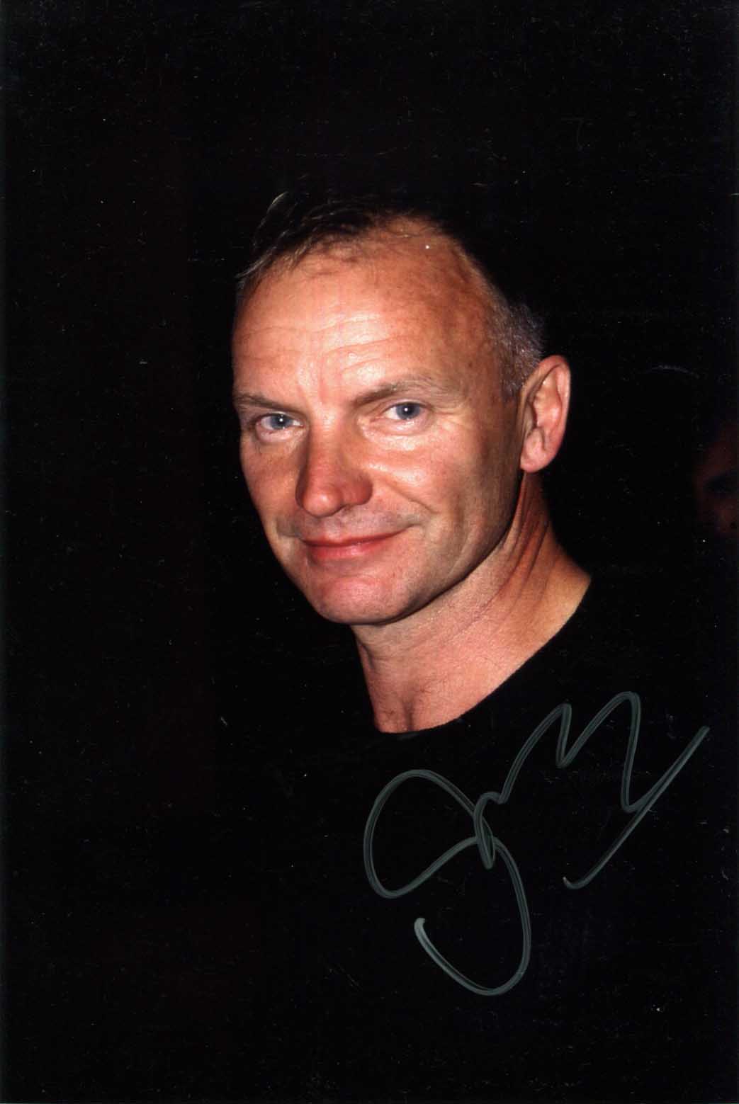 Sting Autograph