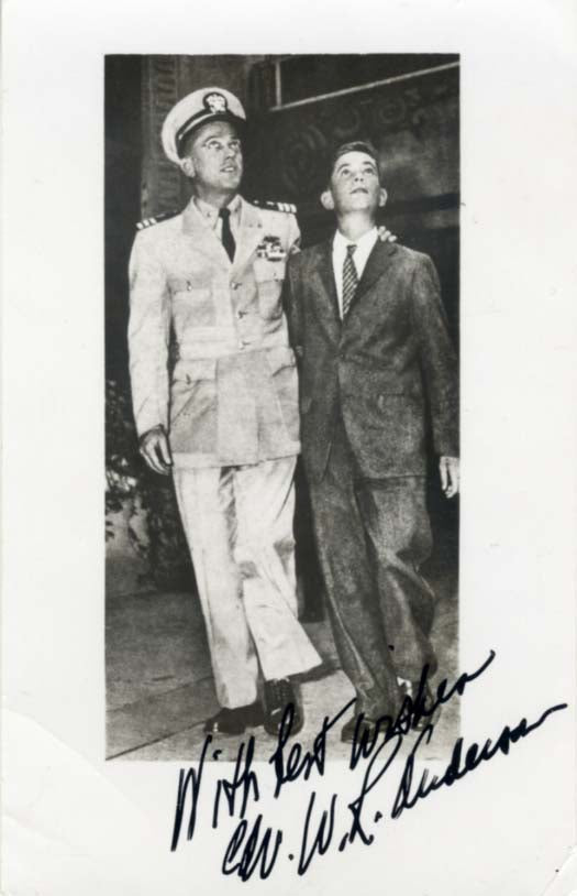 William Anderson (naval officer) Autograph