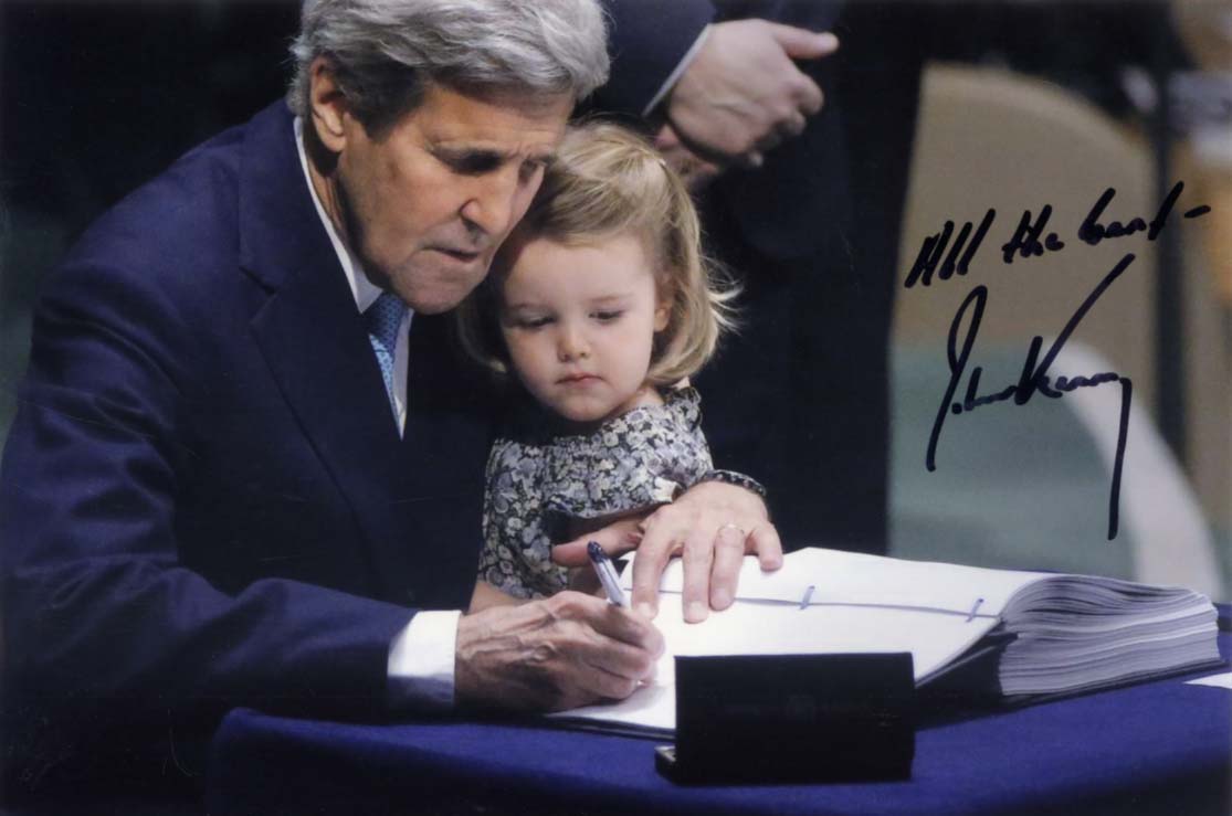 John Kerry Autograph