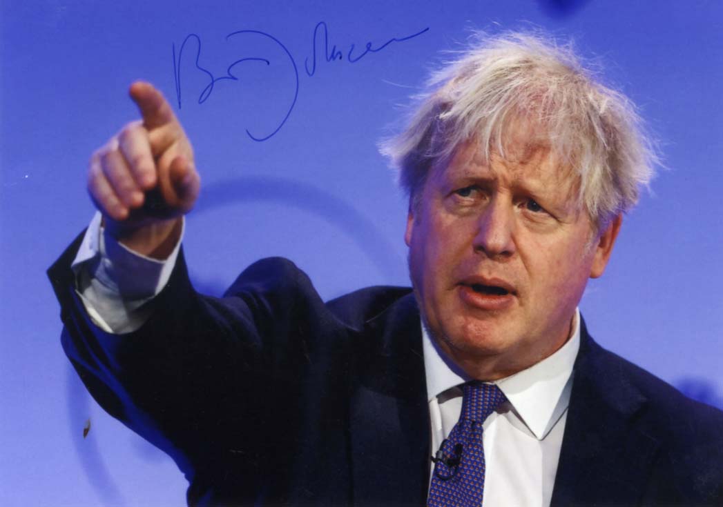 Boris Johnson Autograph