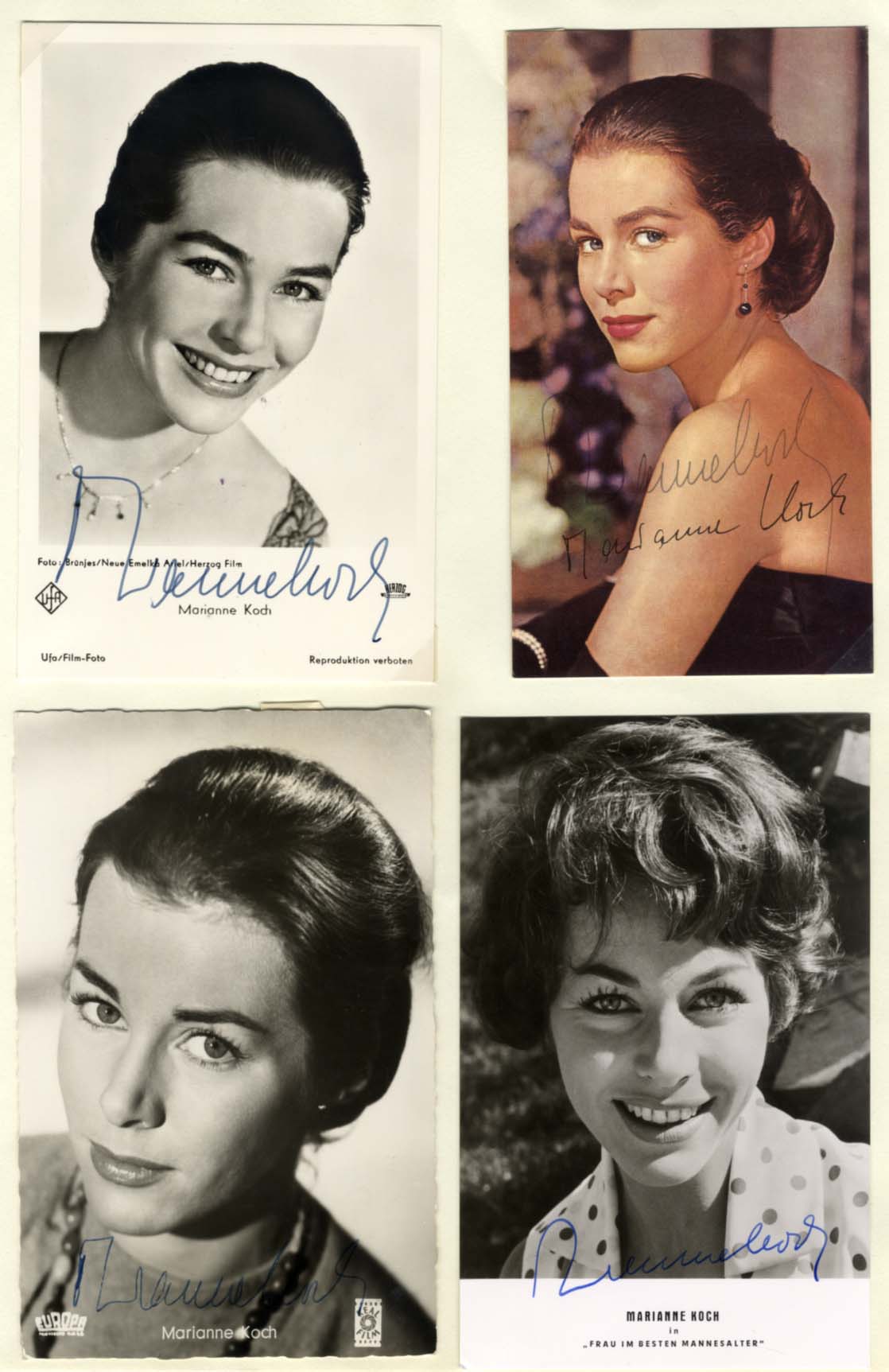 Marianne Koch (4) Autographs