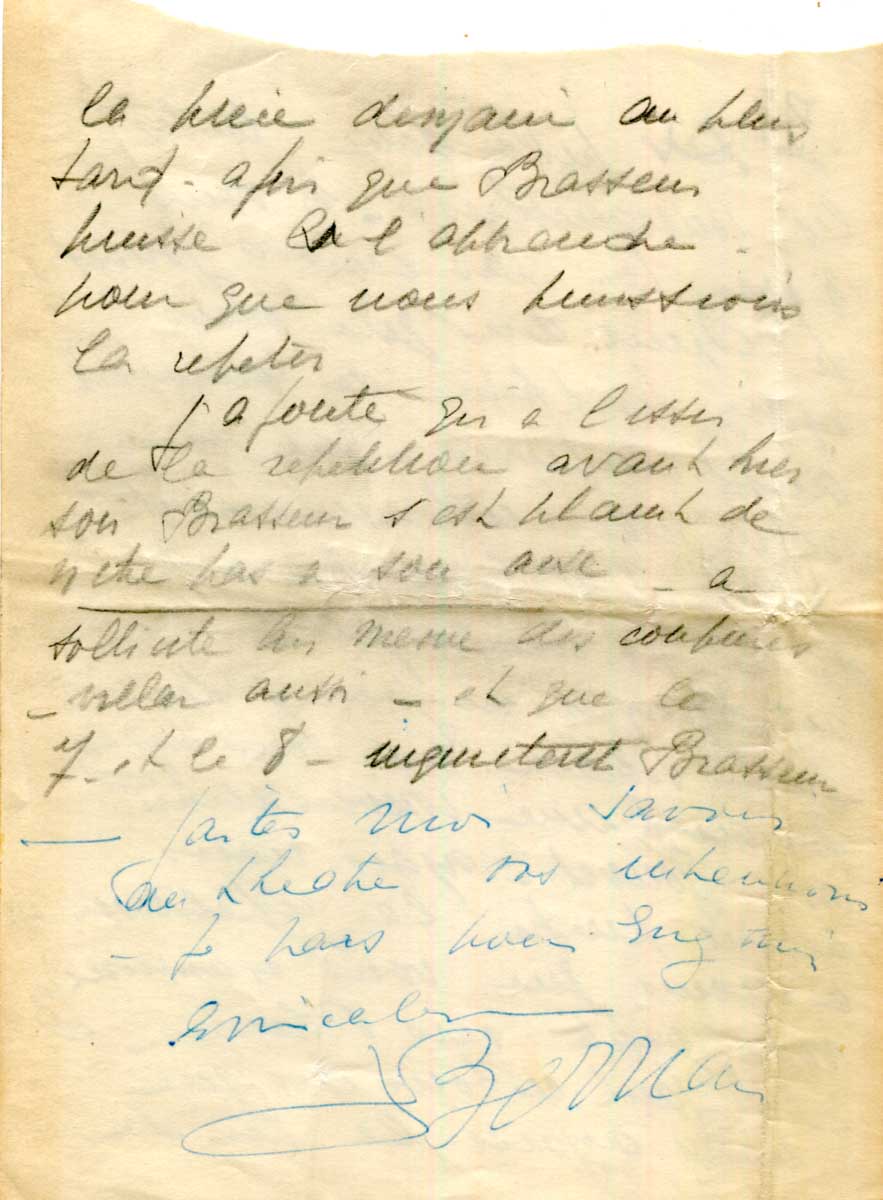 Jean-Paul Sartre Autograph