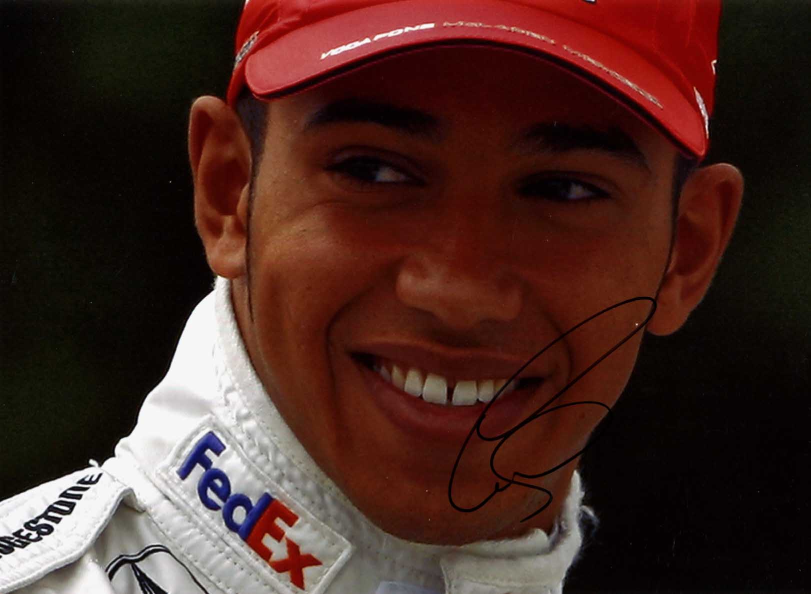 Lewis Hamilton Autograph