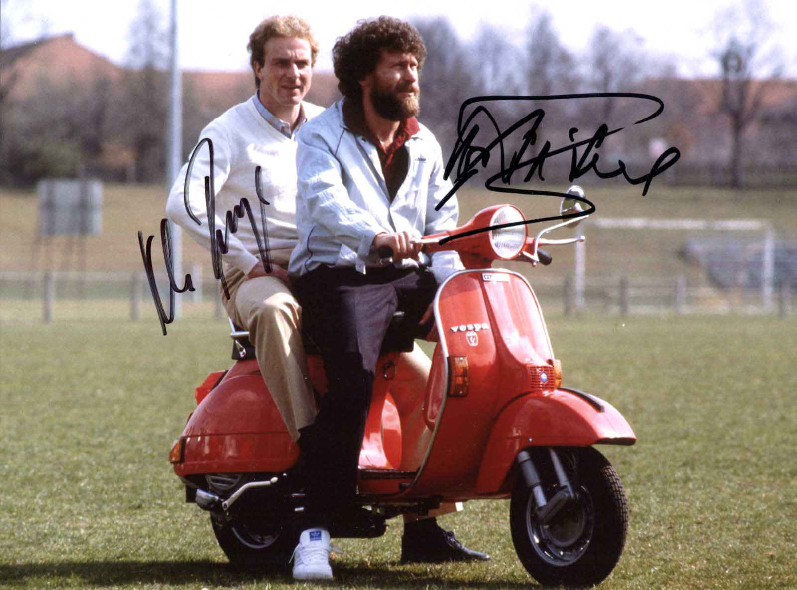 Paul & Karl-Heinz Breitner & Rummenigge Autograph Autogramm | ID 15888758309245