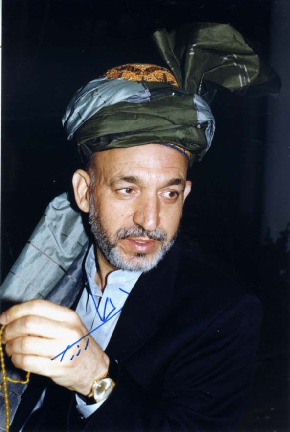 Hamid Karzai Autograph Autogramm | ID 15891300155773