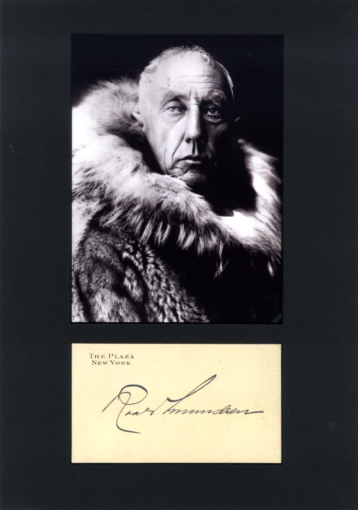 Roald Amundsen Autograph