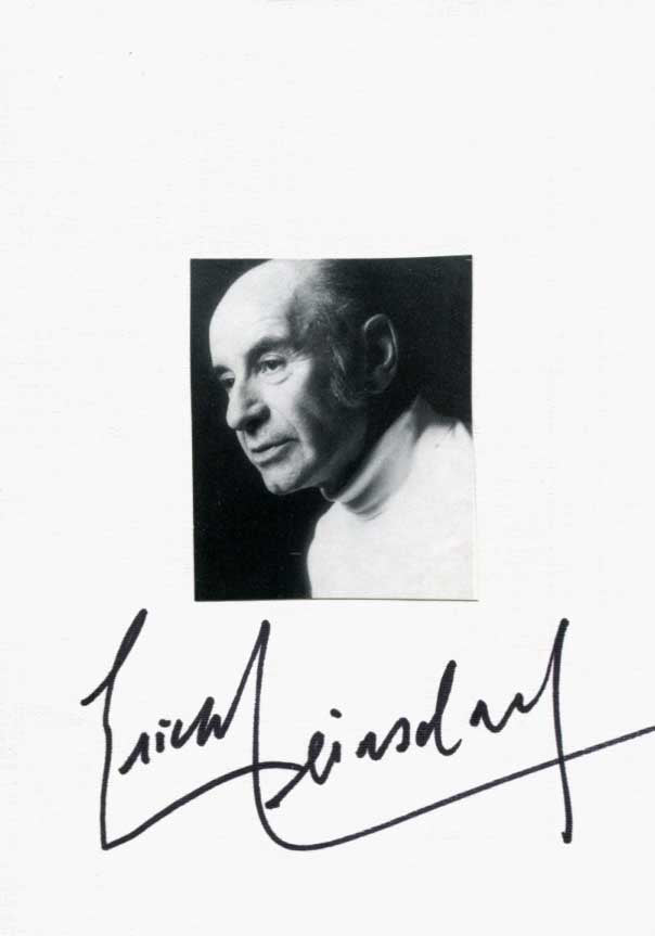 Erich Leinsdorf & Arpad Joó Autographs