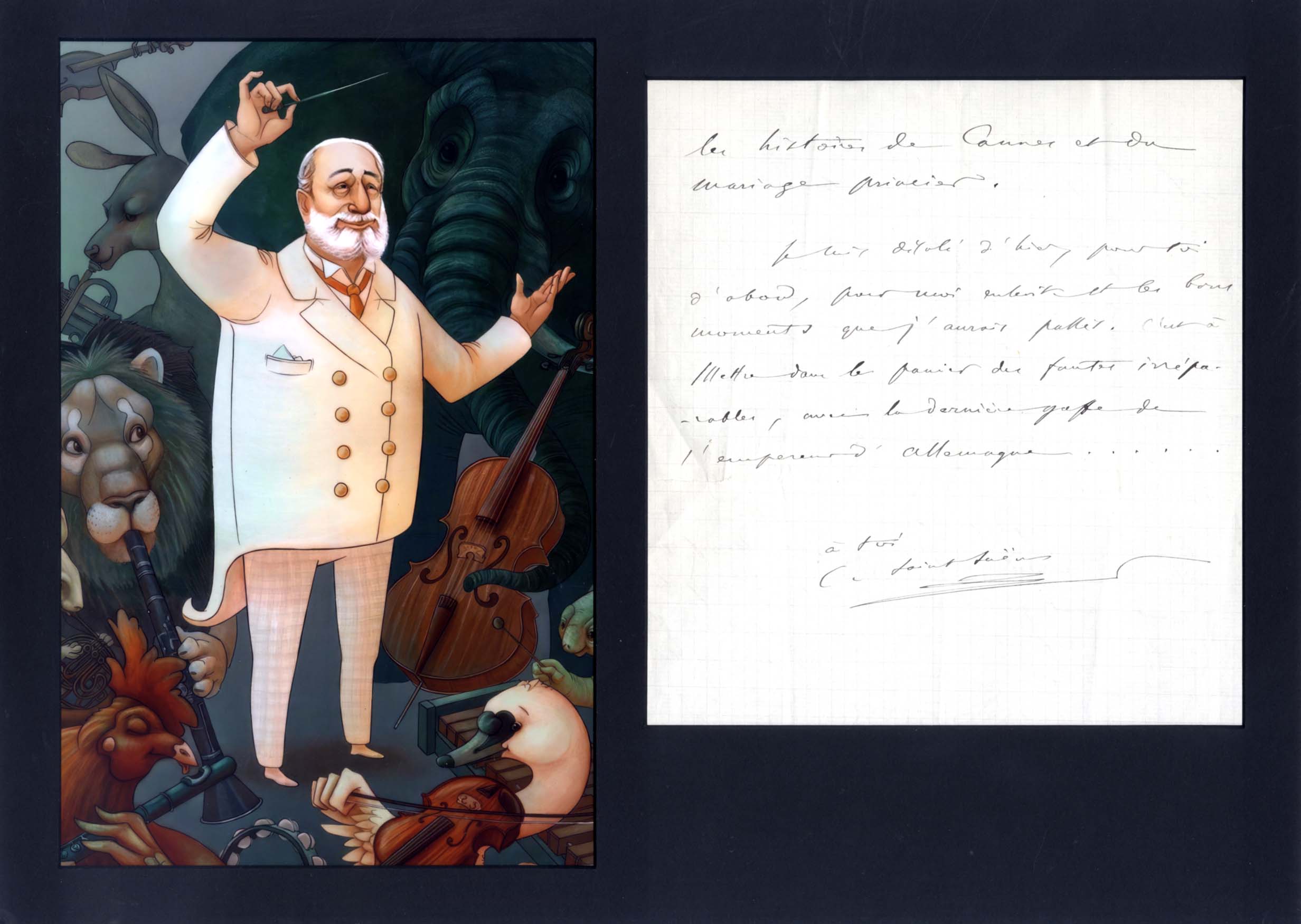 Camille Saint-Saens Autograph