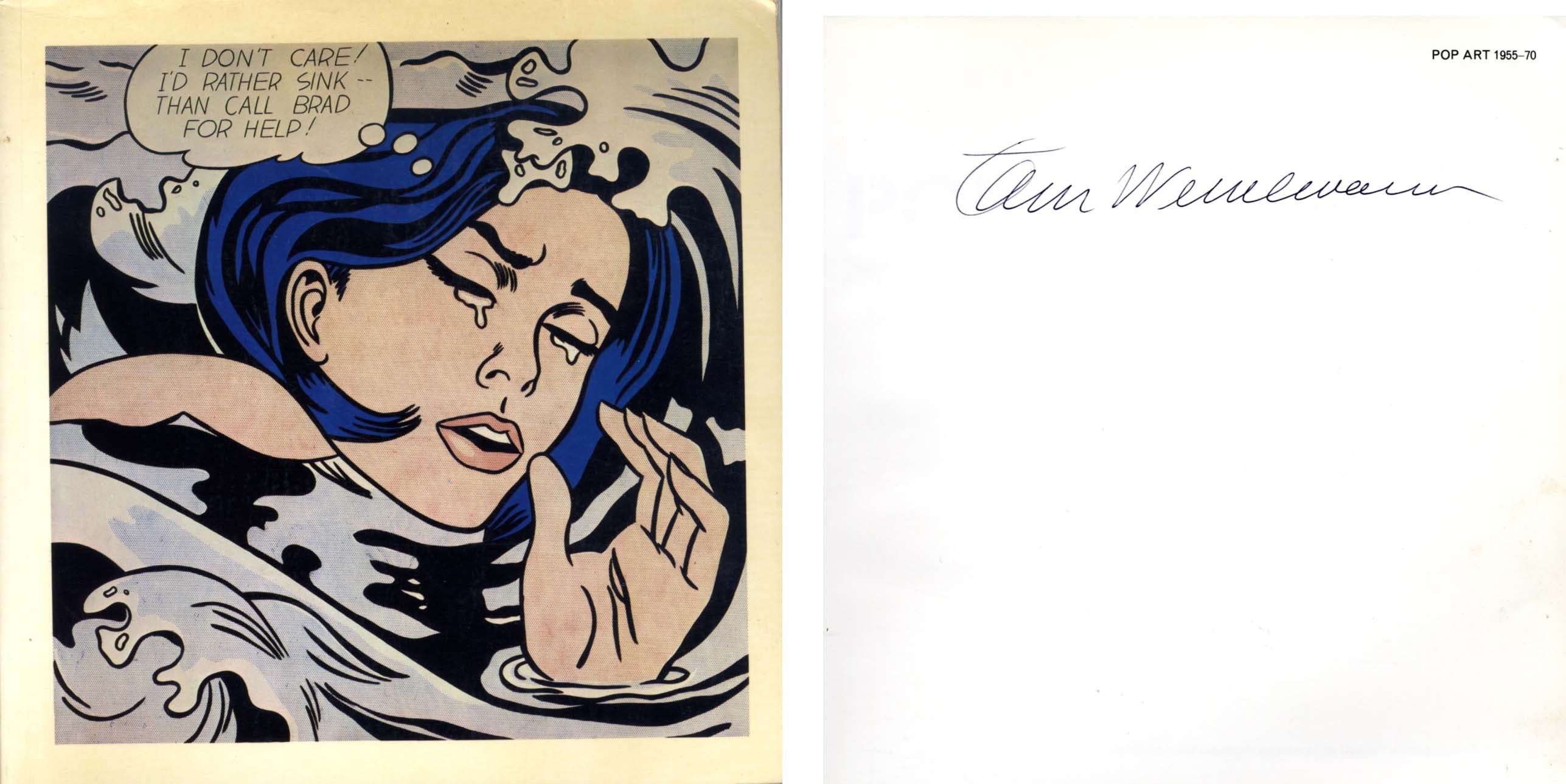 Tom Wesselmann Autograph