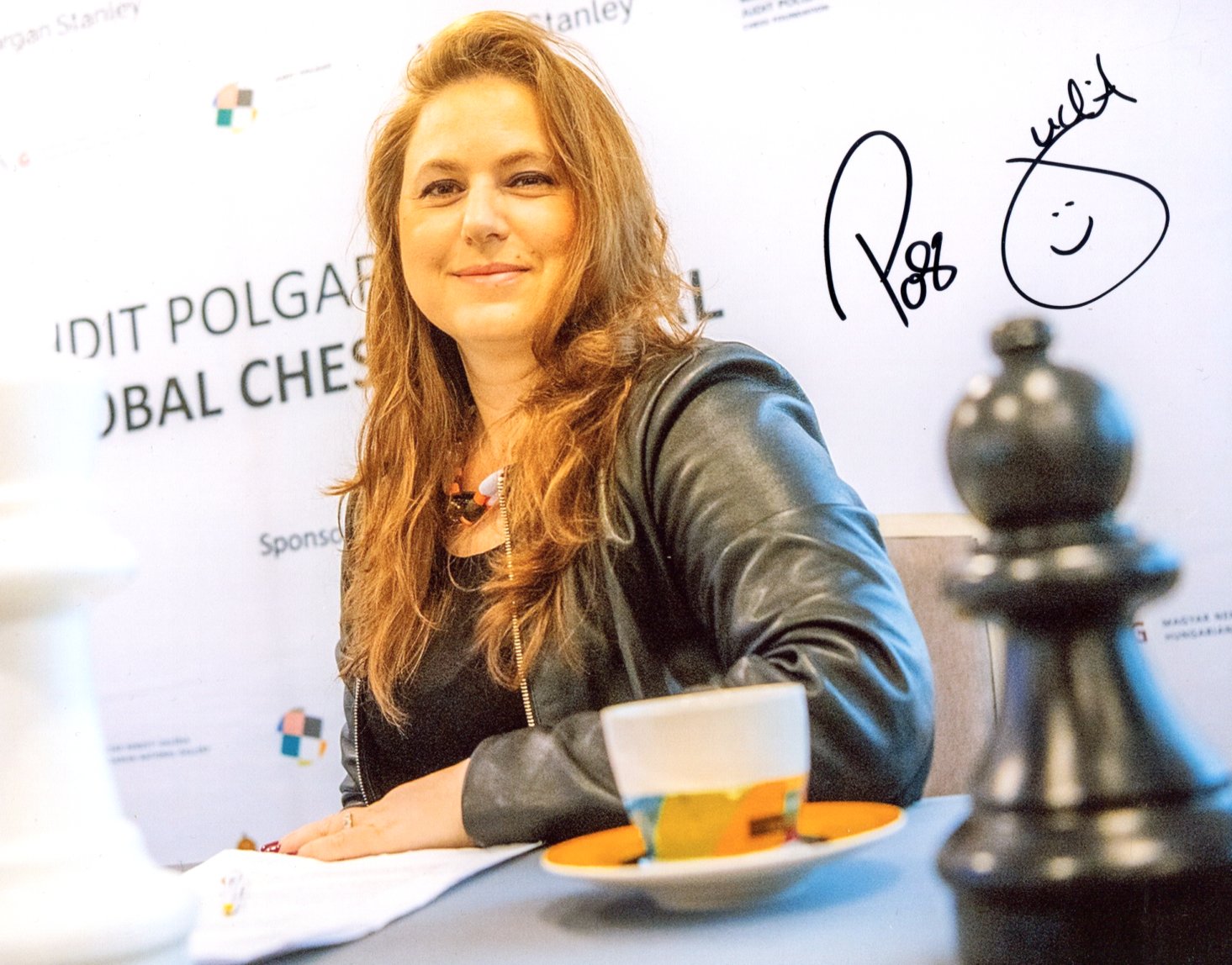 Judit Polgár Autograph