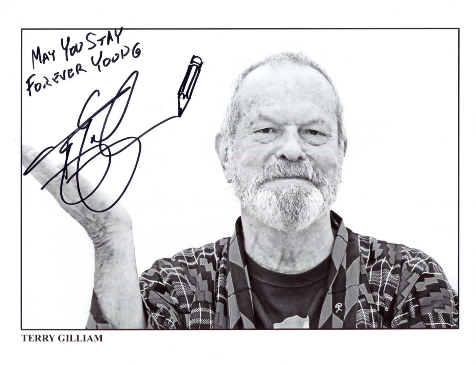 Terry Gilliam Autograph