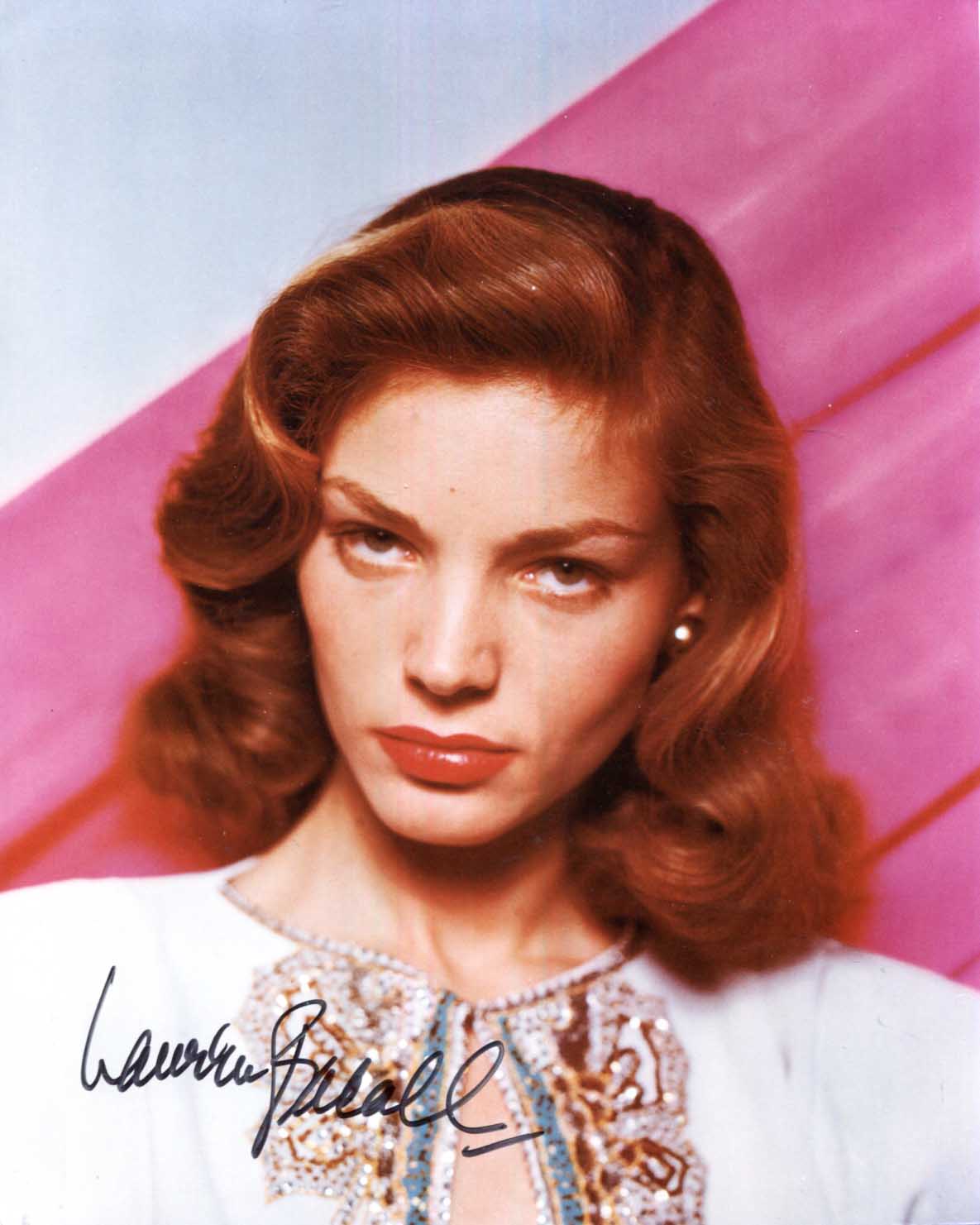 Lauren Bacall Autograph
