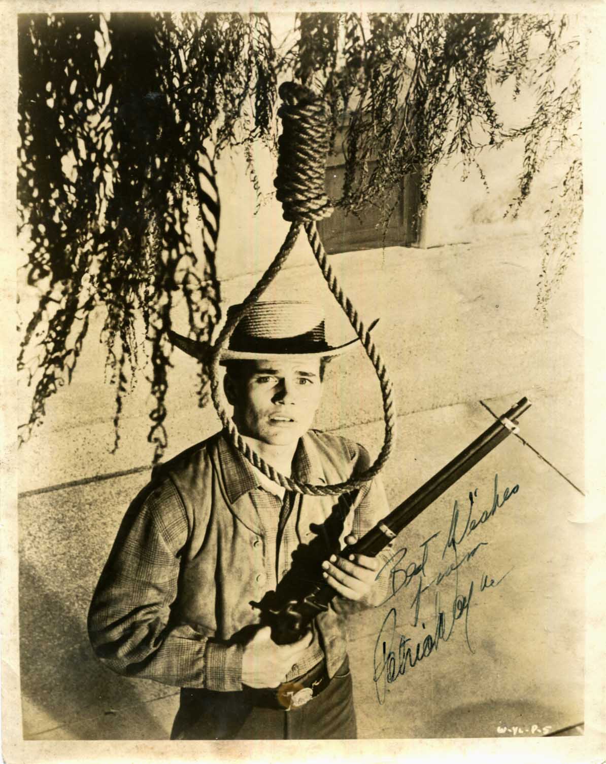 Patrick Wayne Autograph