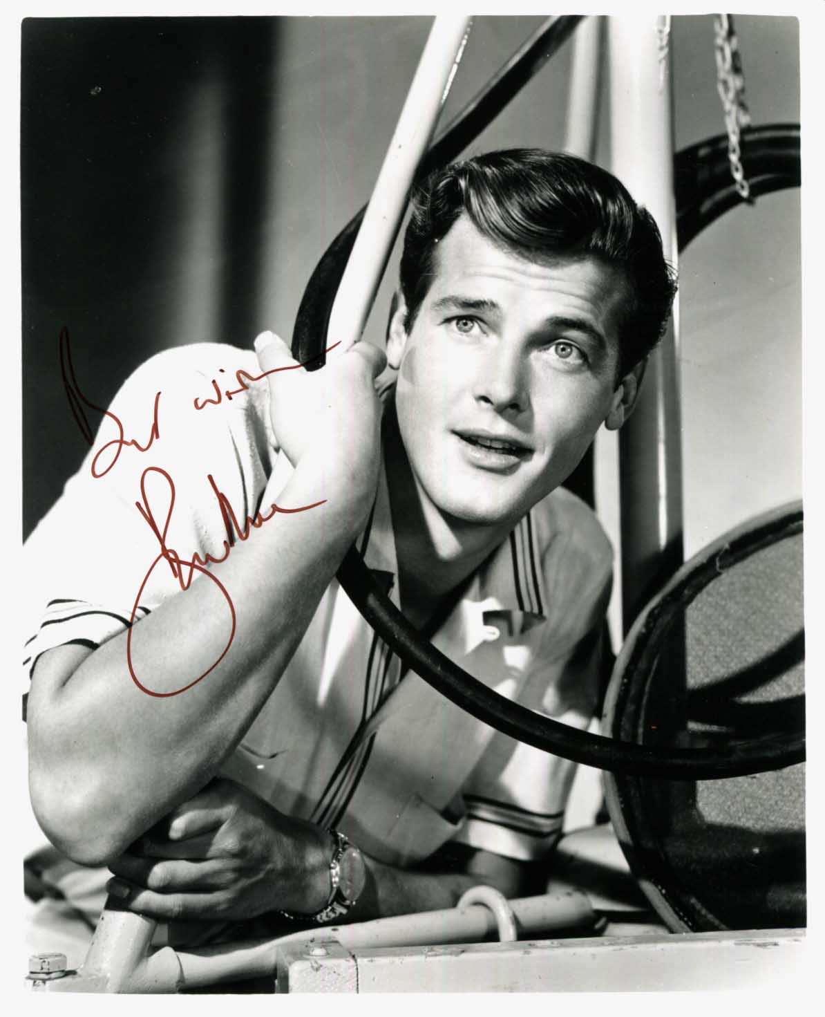 Roger Moore Autograph
