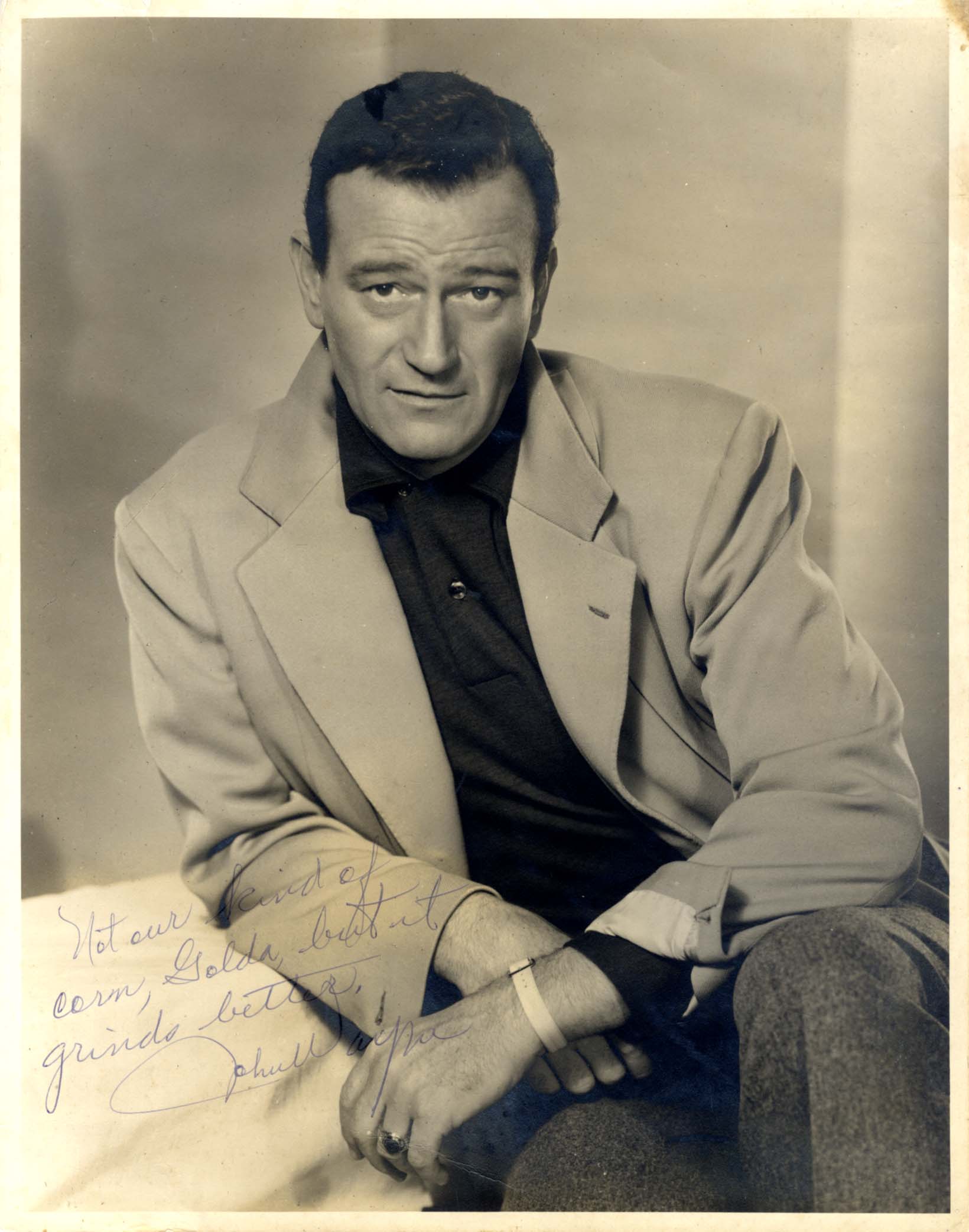 John Wayne Autograph