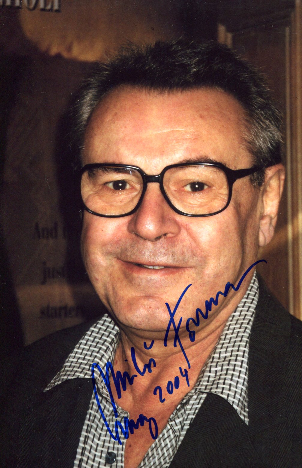 Miloš Forman Autograph