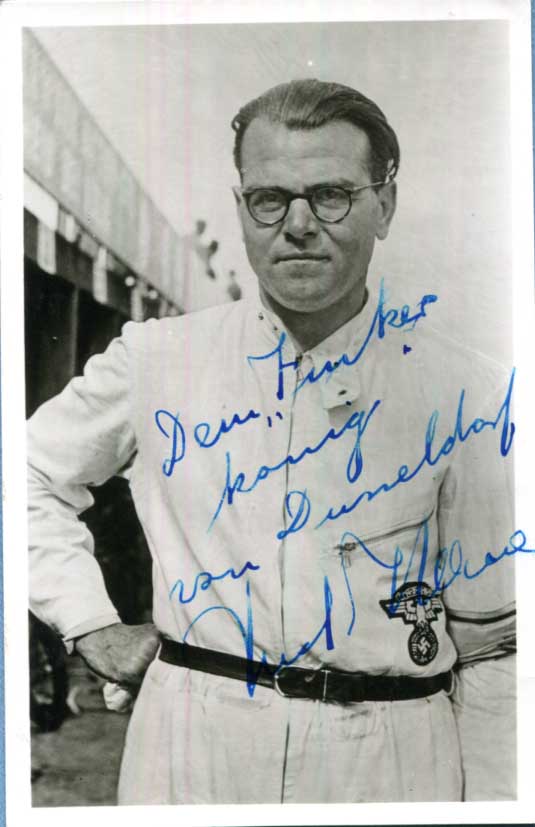 Rudolf Hasse Autograph