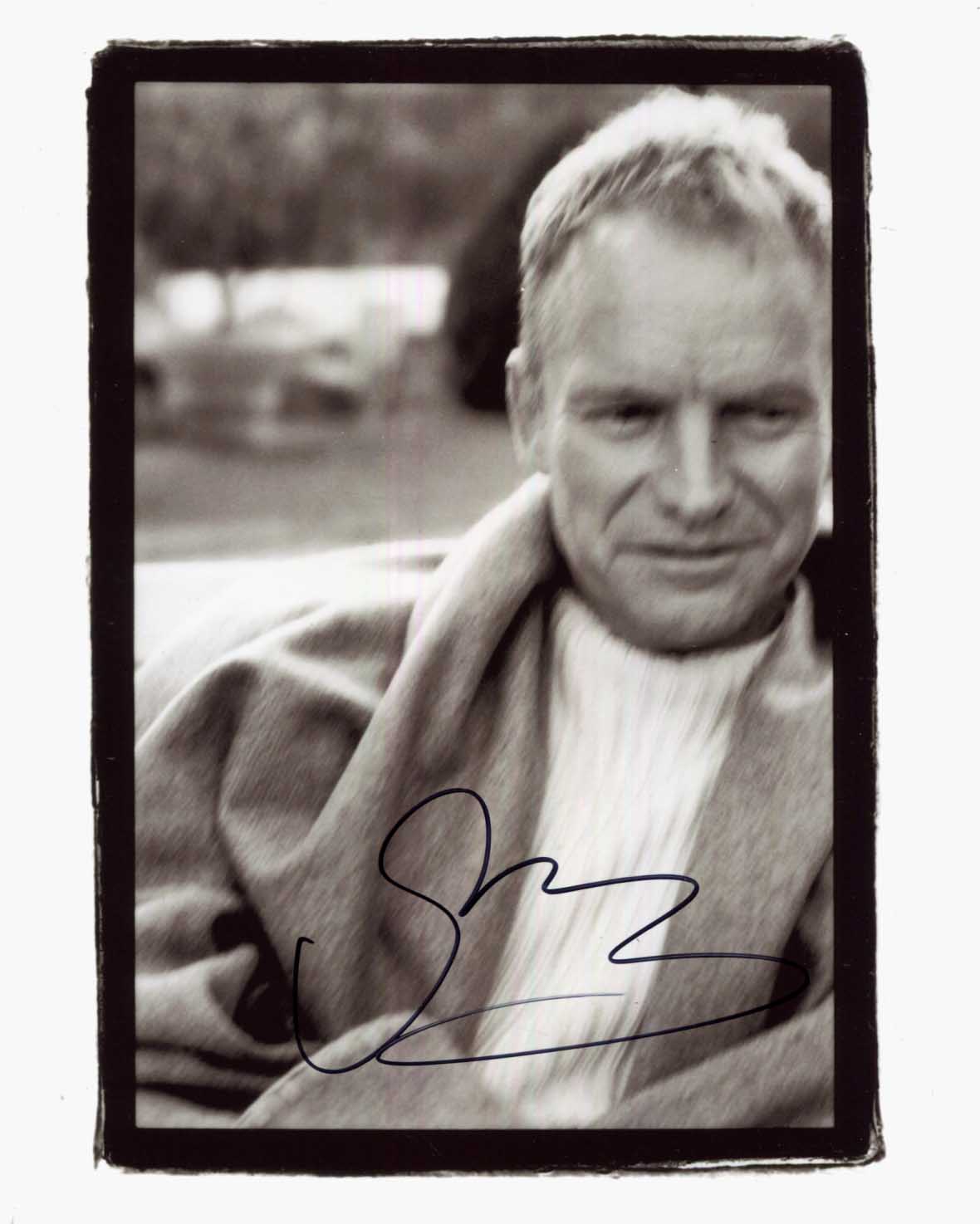 Sting Autograph Autogramm | ID 15915611324797