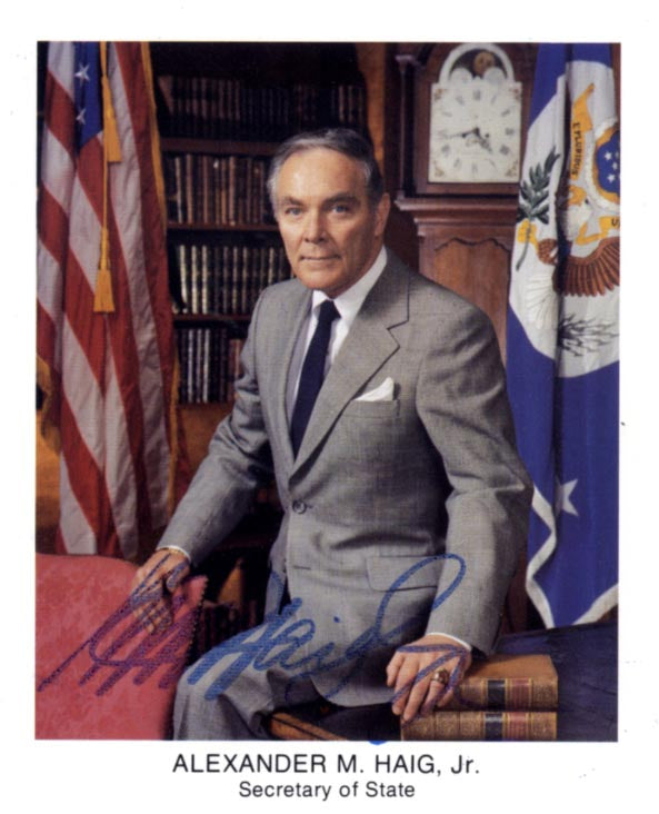 Alexander Haig Autograph Autogramm | ID 15916268945789