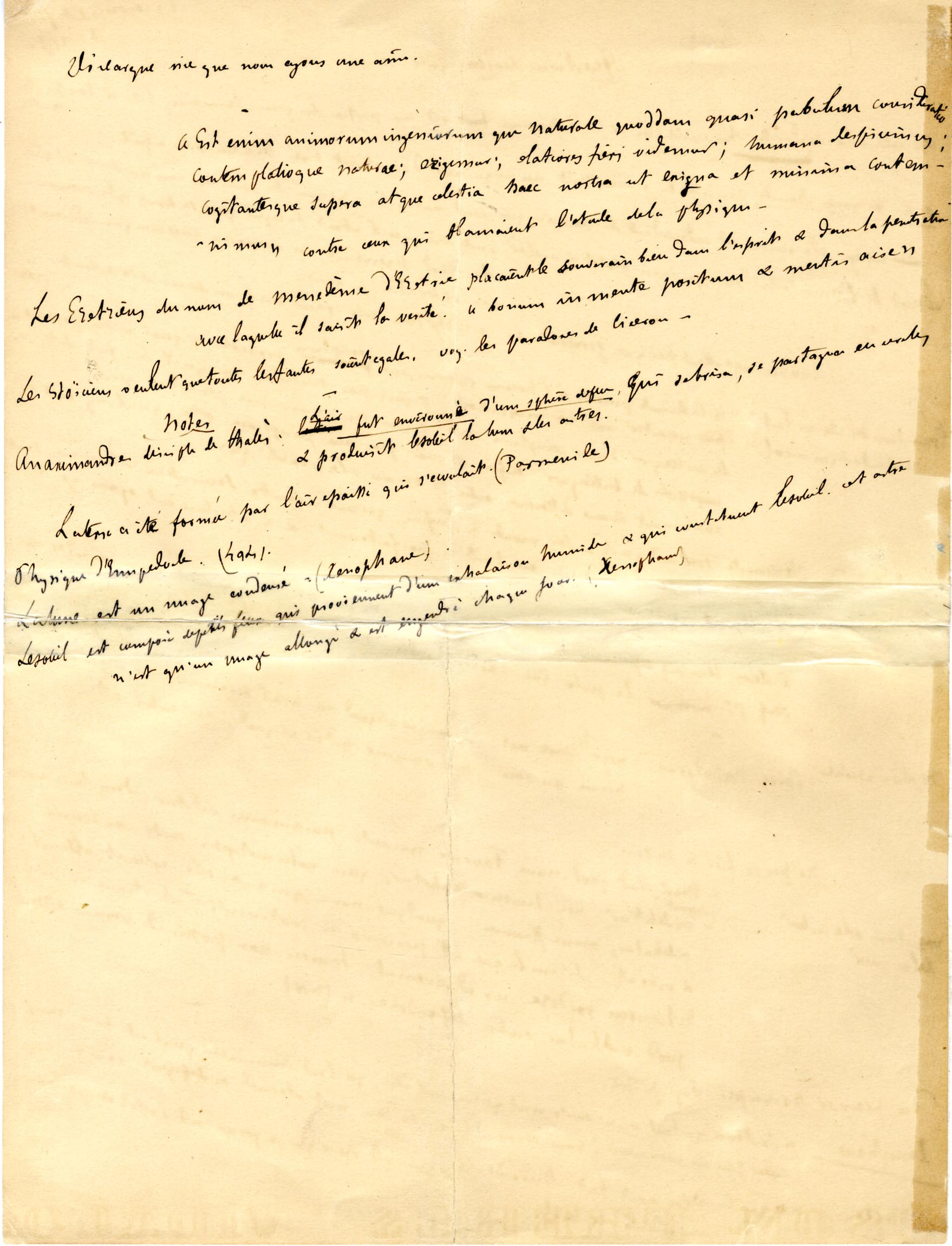 Gustave Flaubert Autograph