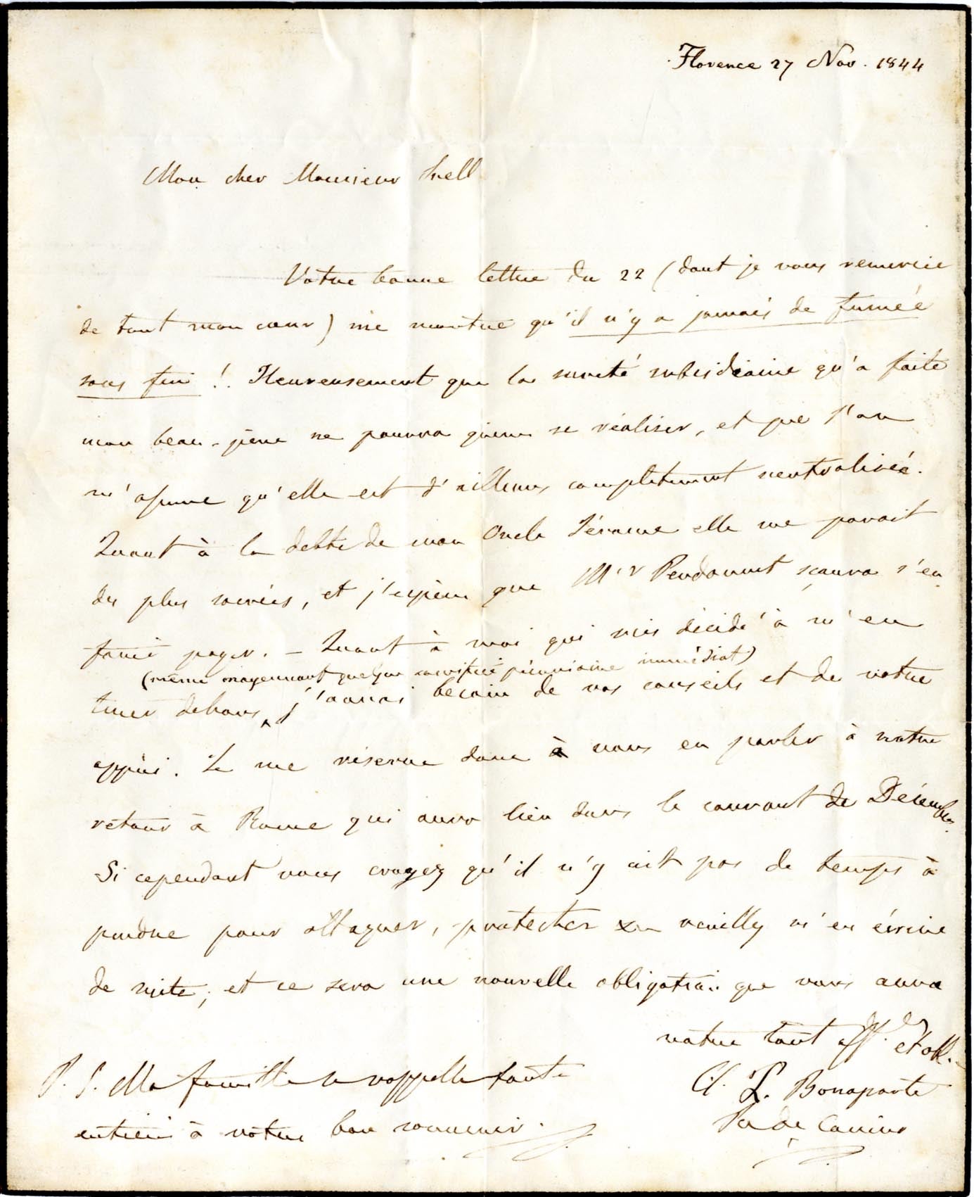 Napoléon Bonaparte family (4) Autographs