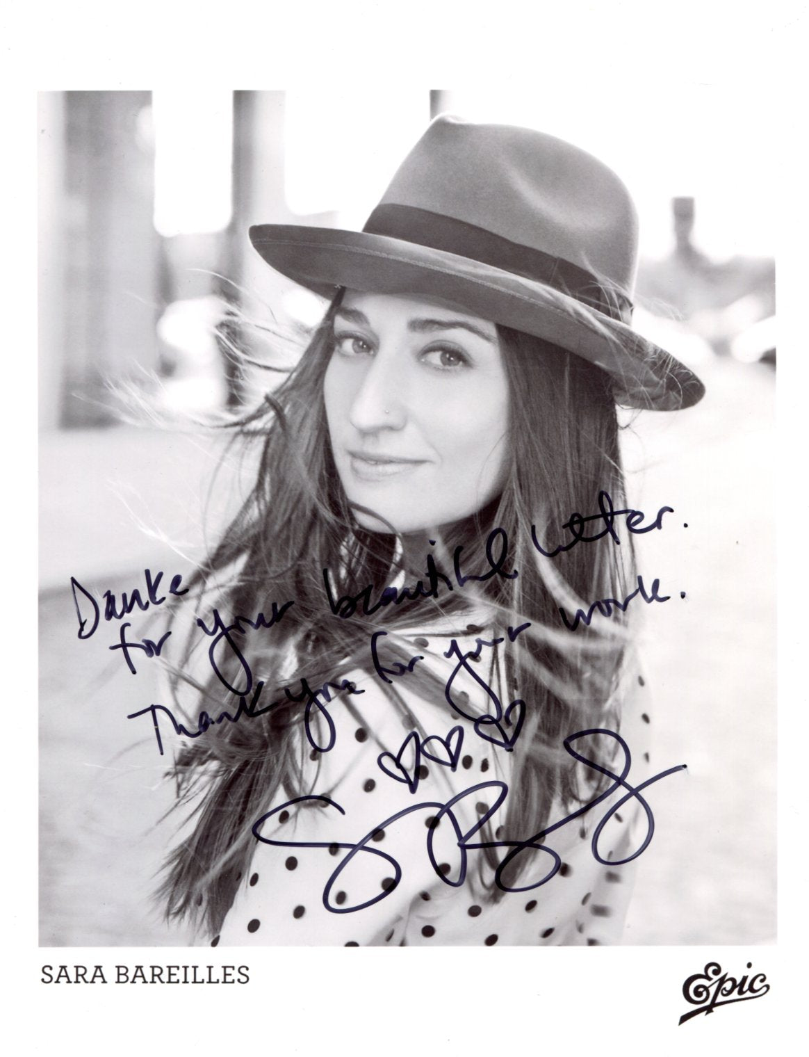 Sara Bareilles Autograph Autogramm | ID 15938154594685