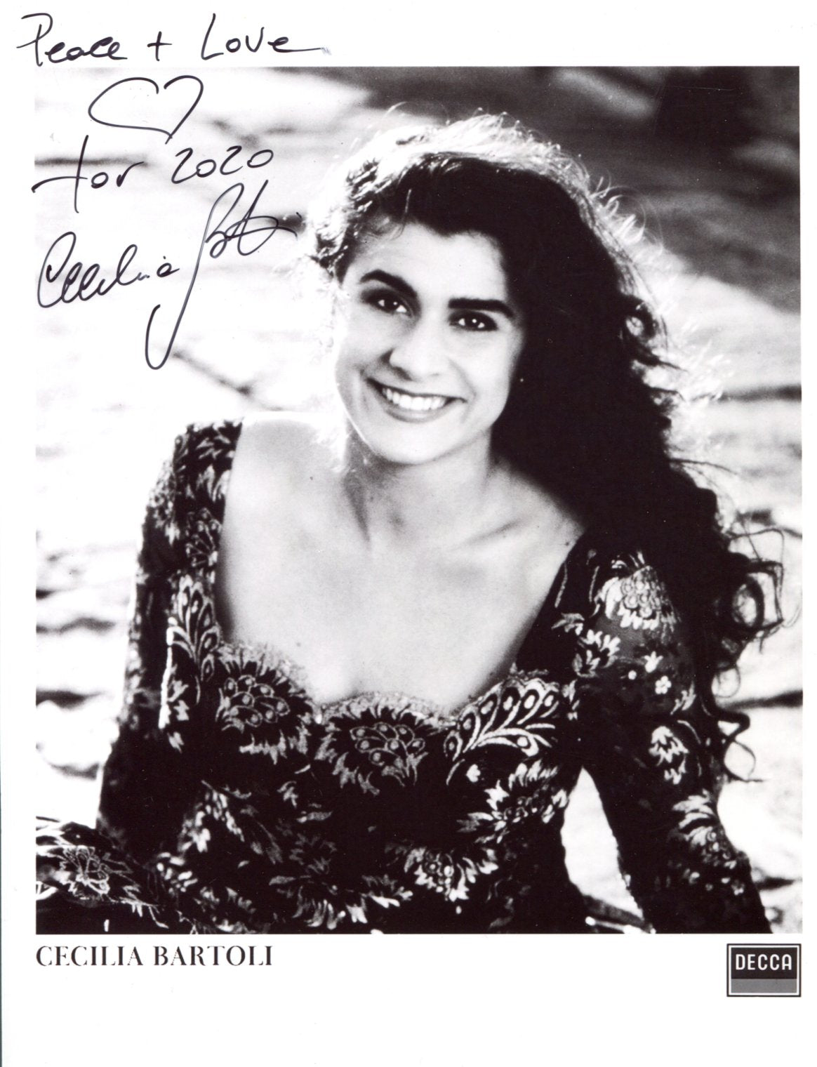 Cecilia Bartoli Autograph Autogramm | ID 15938286584189