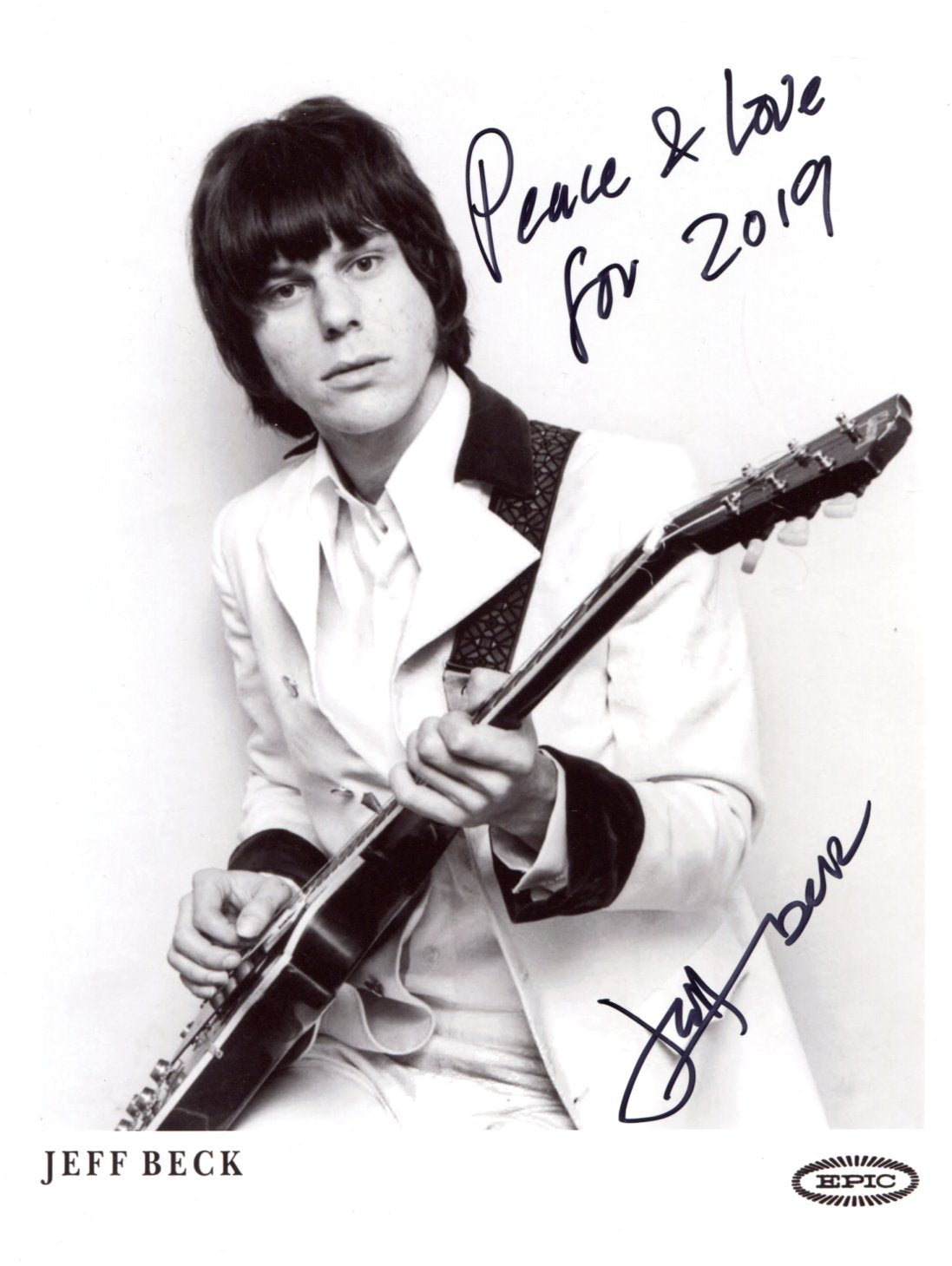 Jeff Beck Autograph Autogramm | ID 15939359015293