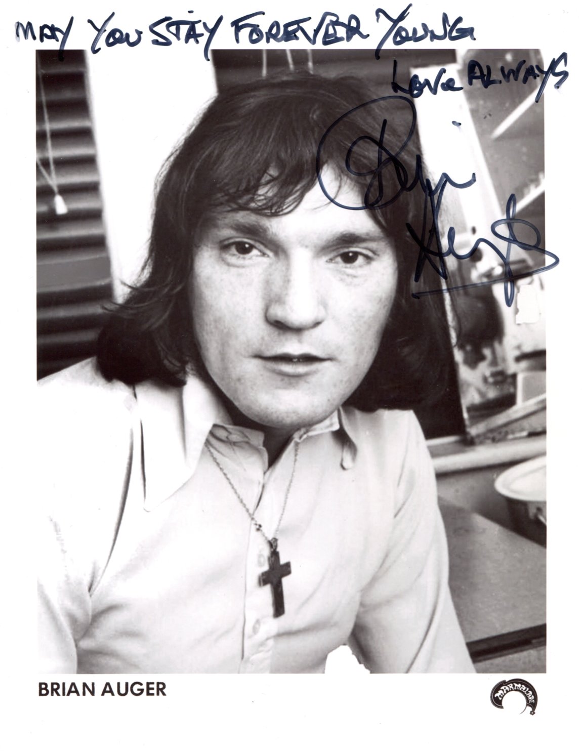 Brian Auger Autograph Autogramm | ID 15940911399293