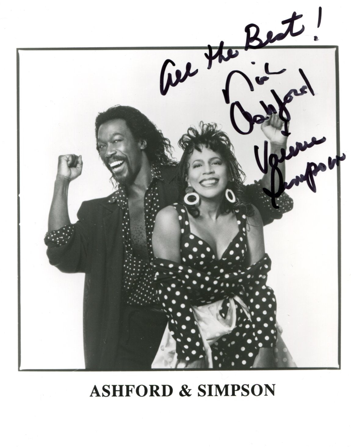 Ashford & Simpson (band) Autographs