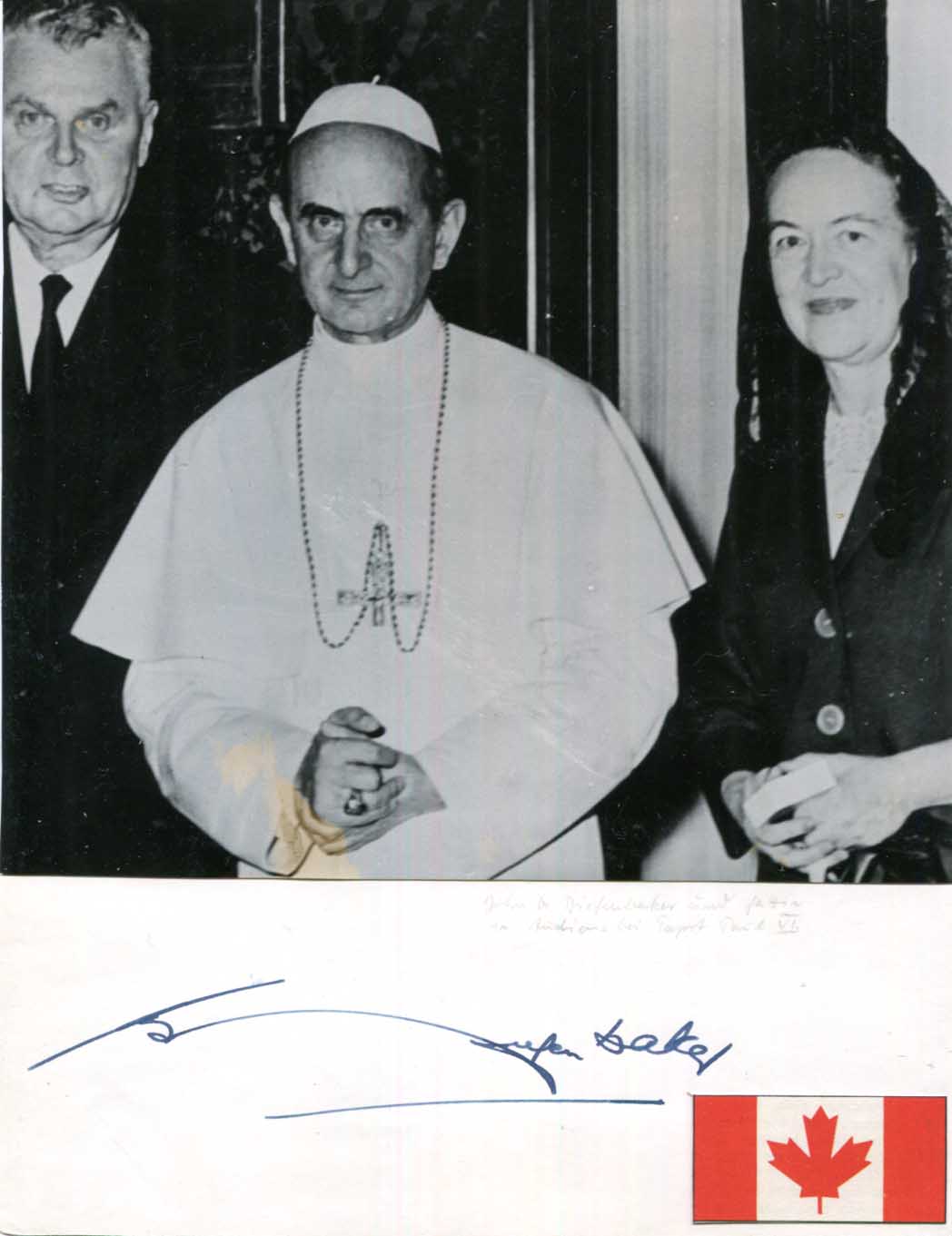 John Diefenbaker Autograph Autogramm | ID 15942173622653