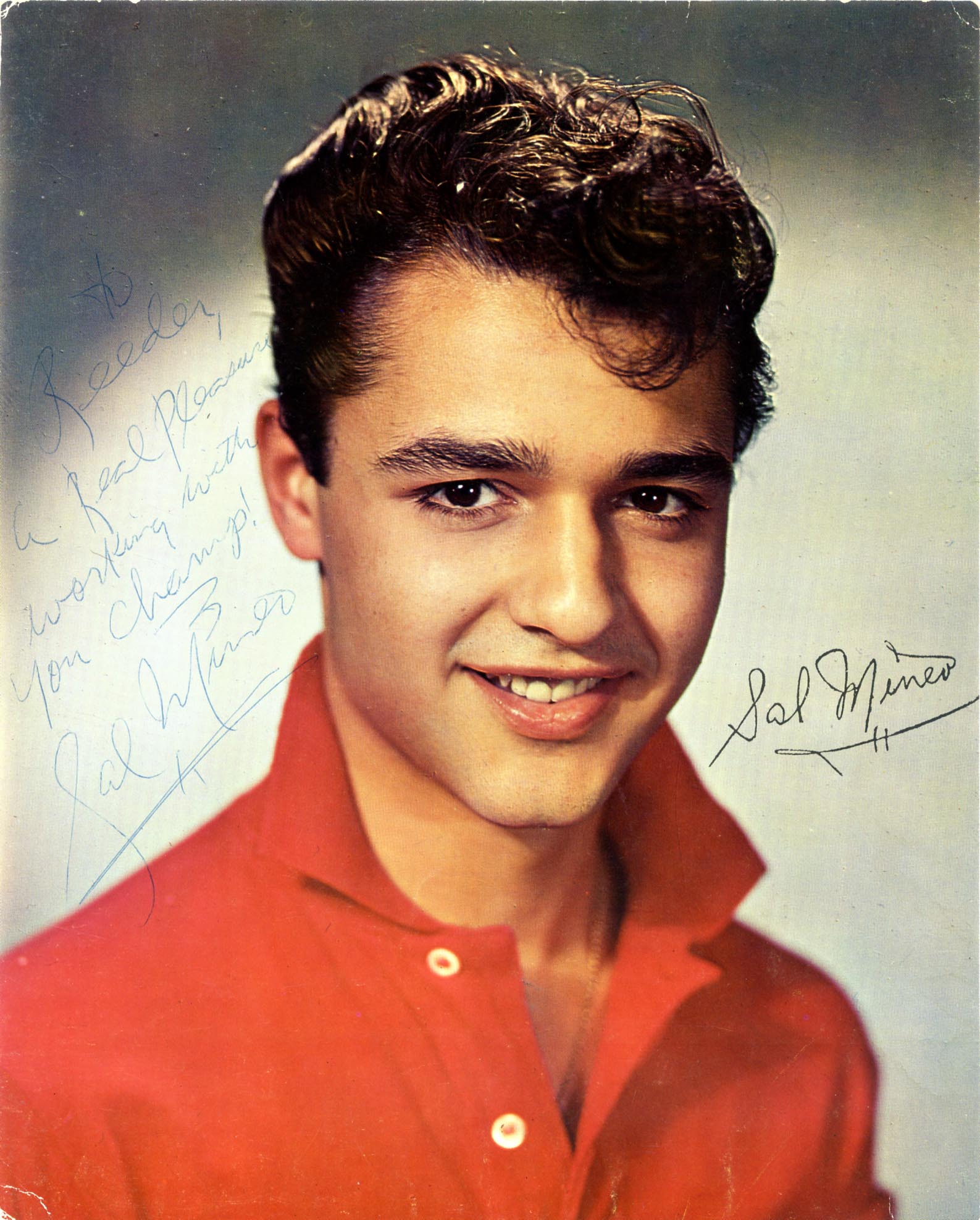 Sal Mineo Autograph