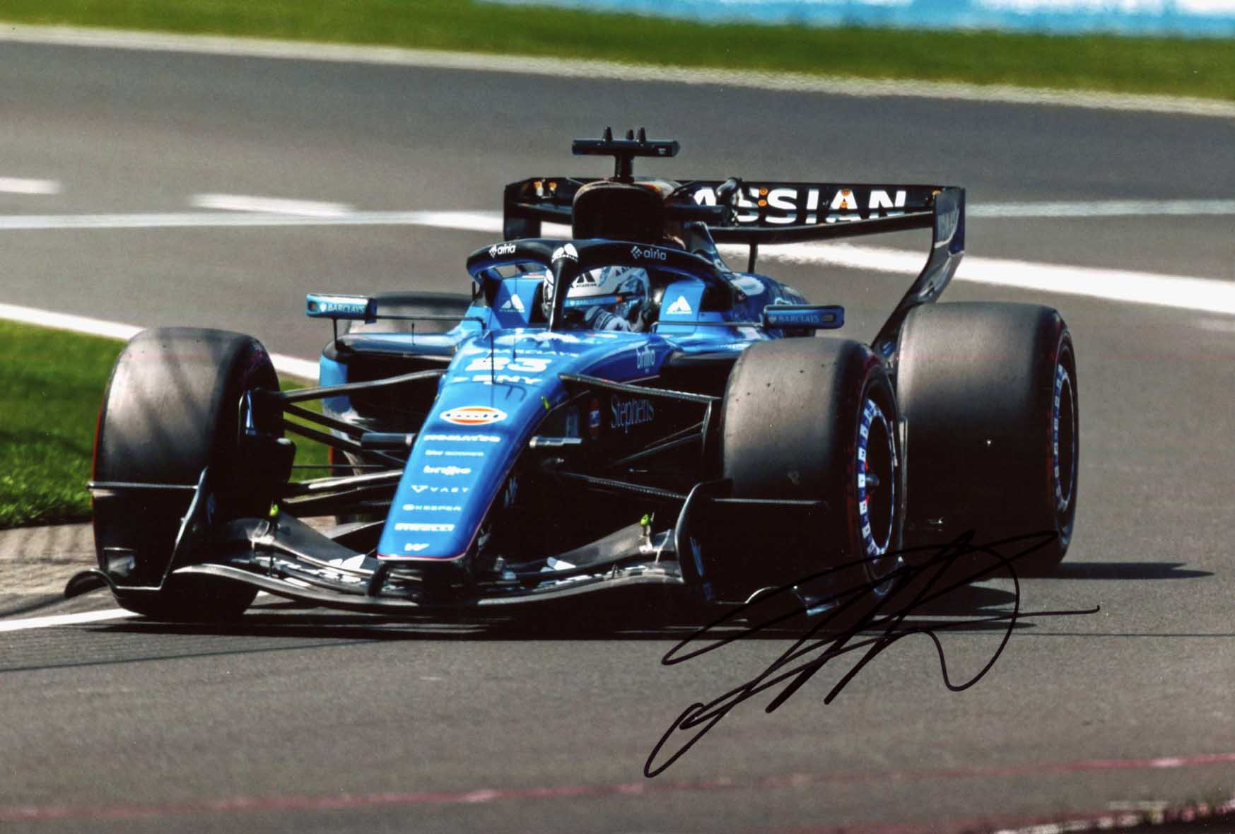 Alex Albon Autograph Autogramm | ID 15943921303933