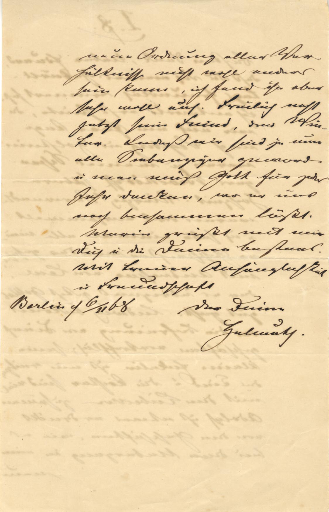 Helmuth von Moltke the Elder Autograph