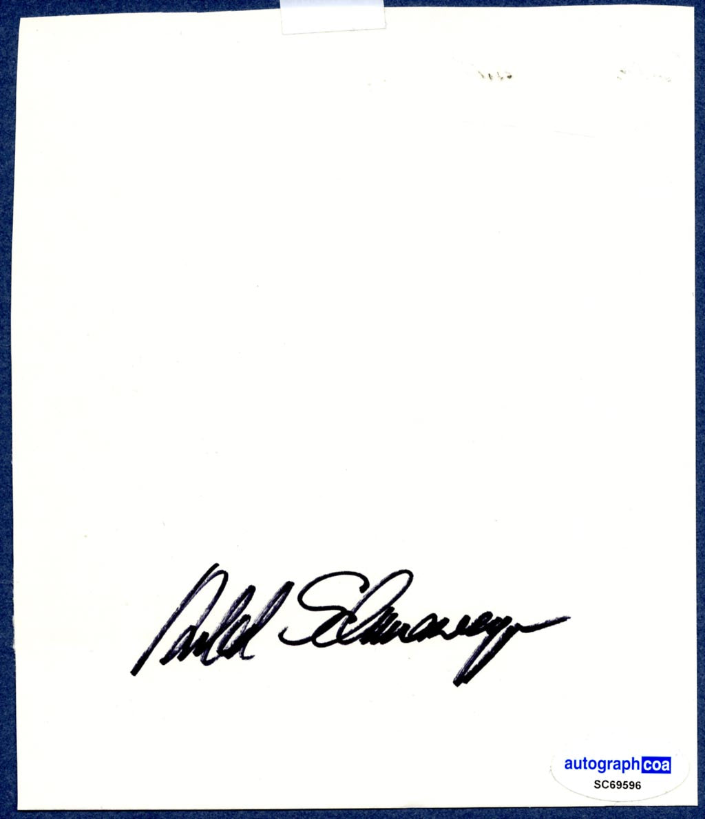 Arnold Schwarzenegger Autogramm