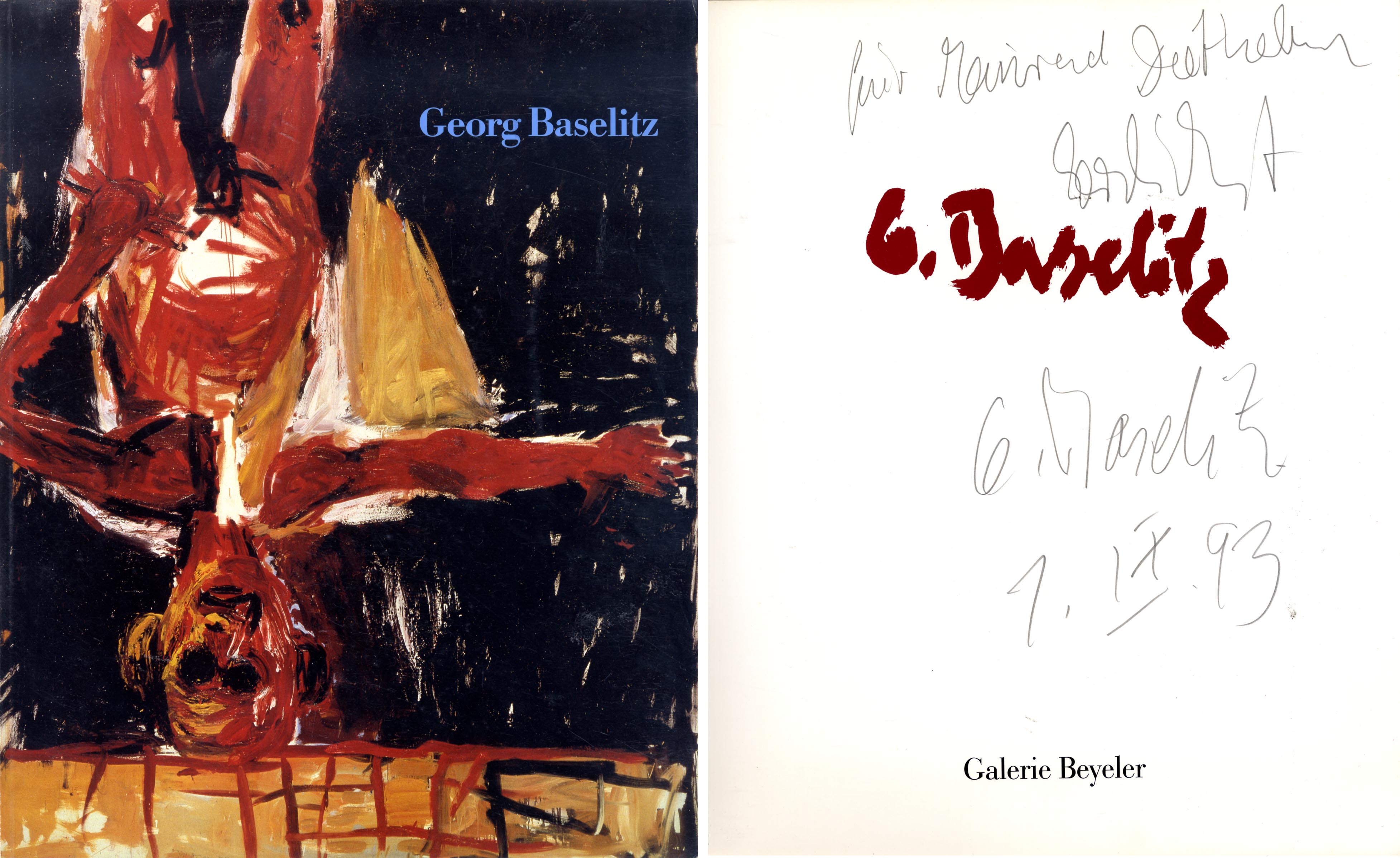 Georg Baselitz Autograph