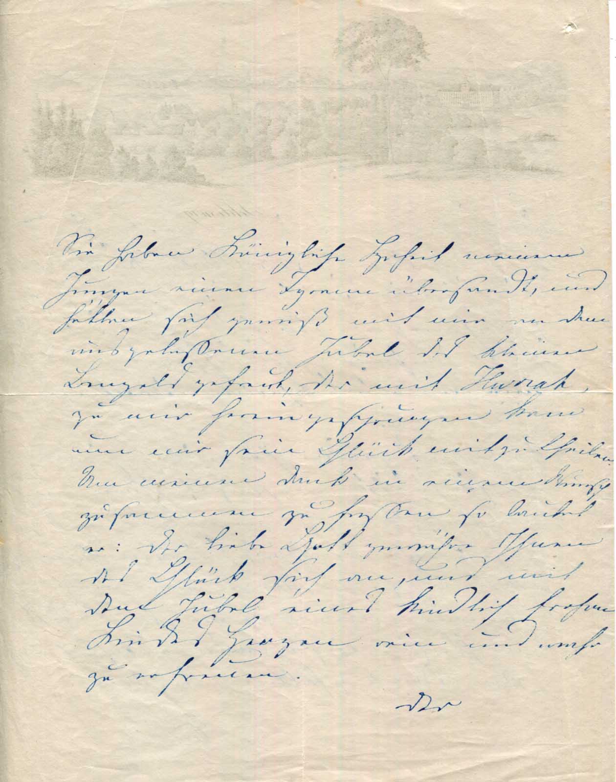 Friedrich Graf von Wrangel Autograph