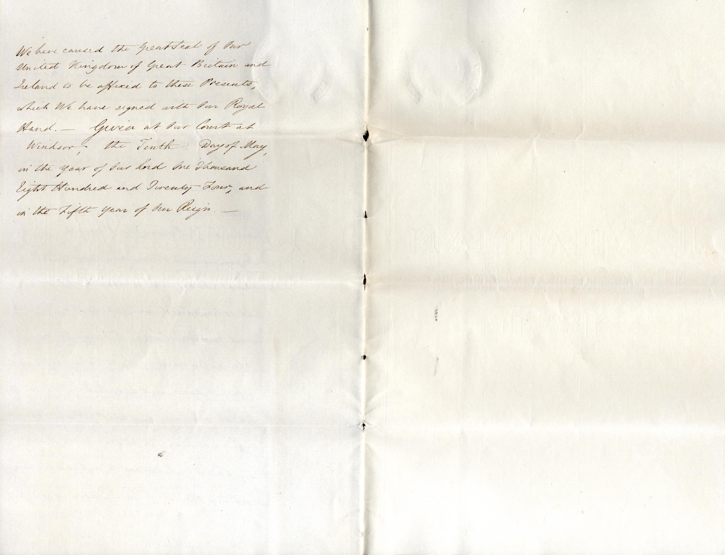 King George IV Autograph