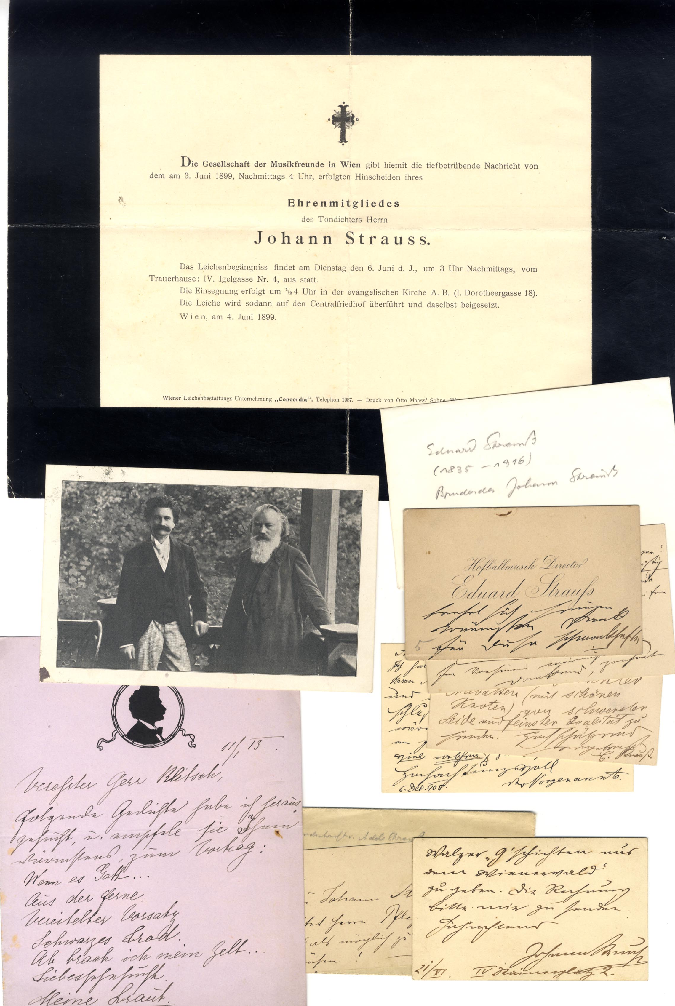 Johann Strauss II Autographs