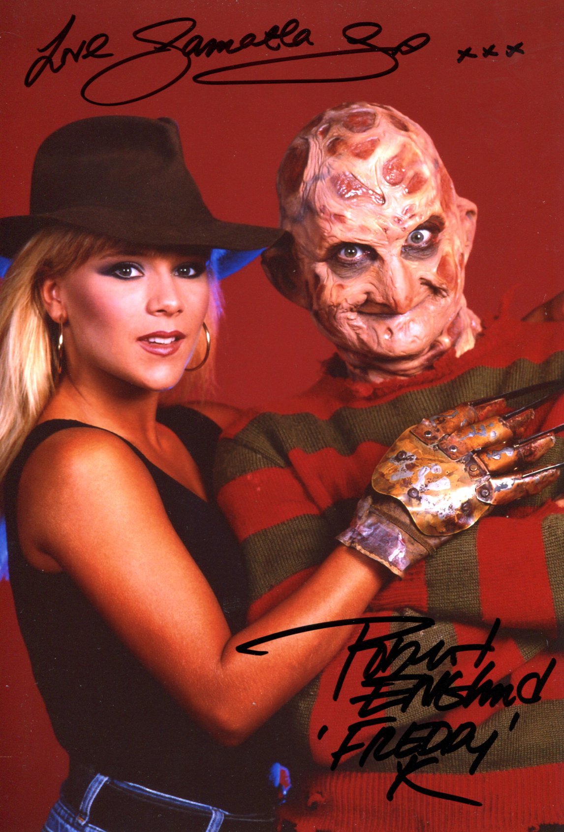 Samantha & Robert Fox & Englund Autograph Autogramm | ID 15979405672829